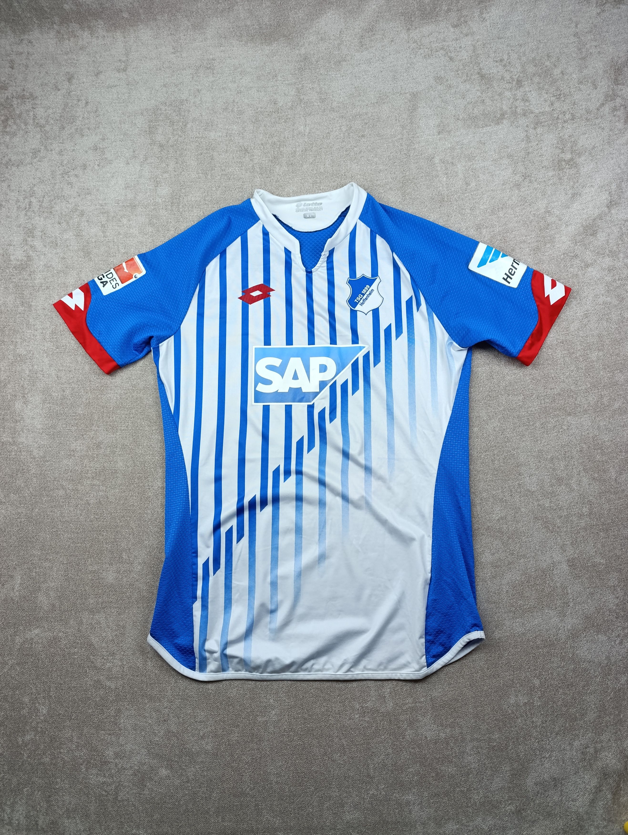 Lotto Sport Lotto #17 ZUBER Hoffenheim 2015-16 Football Shirt Jersey Size US XL / EU 56 / 4 - 1 Thumbnail