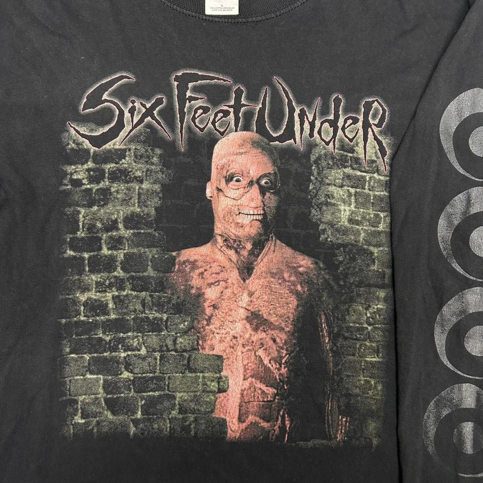 Gildan 2004 Six Feet Under Long Sleeve T-shirt Size US L / EU 52-54 / 3 - 2 Thumbnail