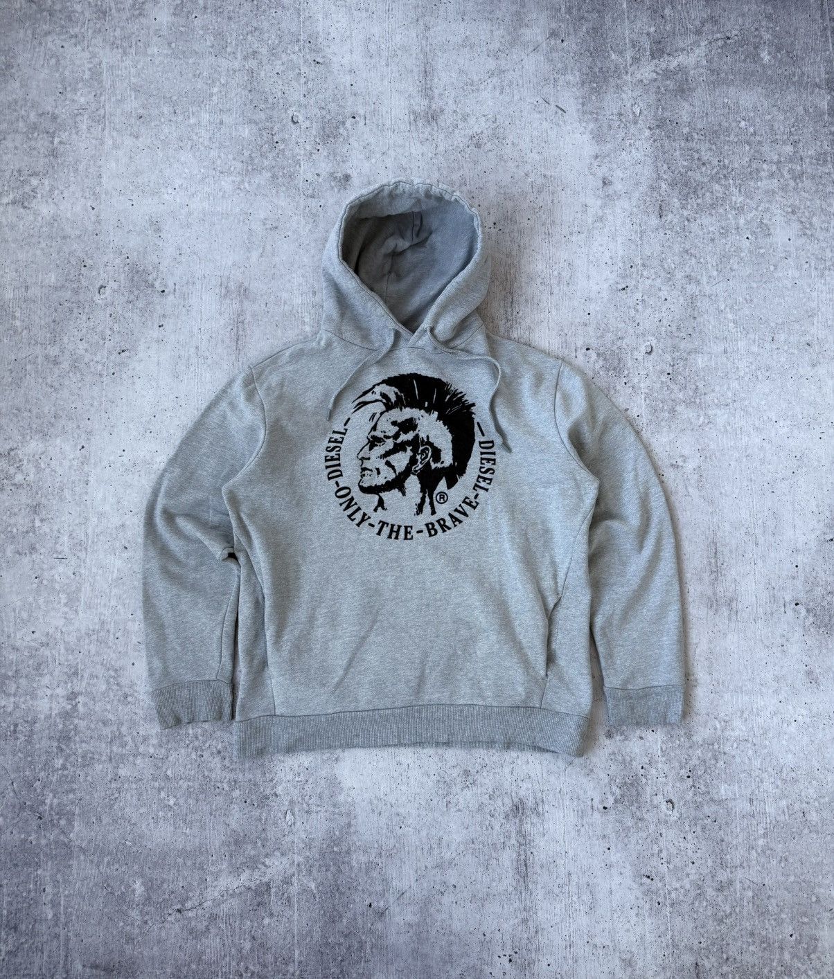 Diesel × Vintage Diesel Vintage Big Logo Hoodie Size US XL / EU 56 / 4 - 1 Thumbnail