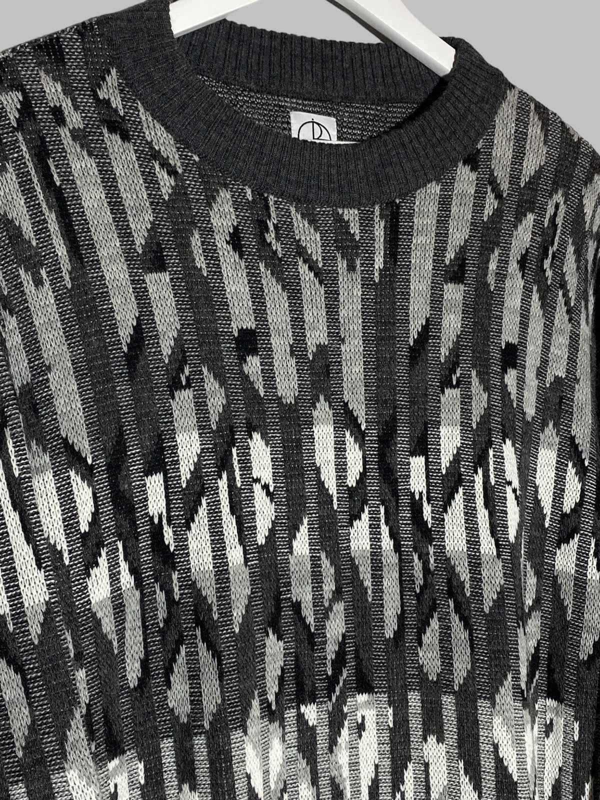 Polar Skate Co. Polar Skate Paul Knit Sweater Grey Size US S / EU 44-46 / 1 - 3 Thumbnail