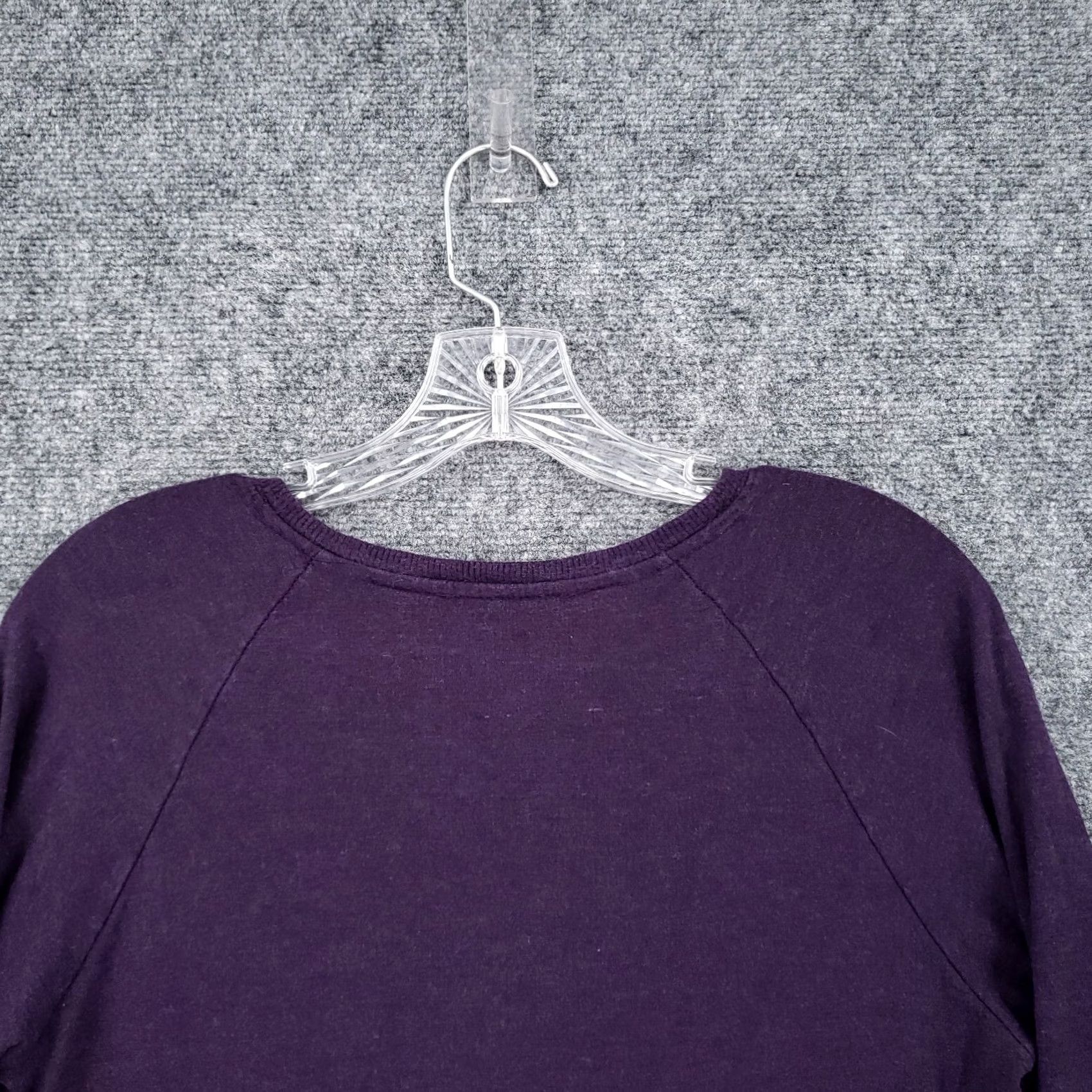 Victoria's Secret Victoria's Secret T-Shirt Womens S Purple Scoop Neck Long Sleeve Basic shirt Size S / US 4 / IT 40 - 4 Thumbnail