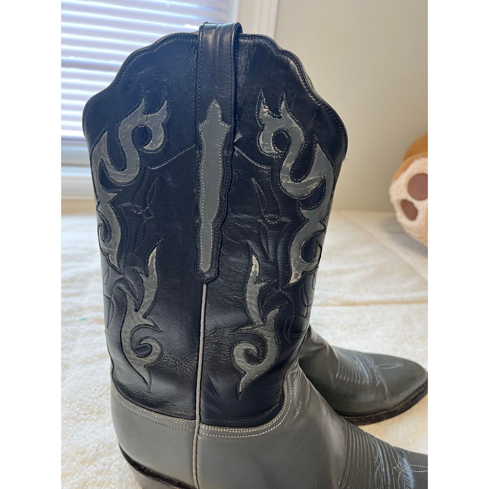 Lucchese Lucchese Classics Leather Goat Calf Boots US 9 D Men Black Size US 9 / EU 42 - 2 Thumbnail