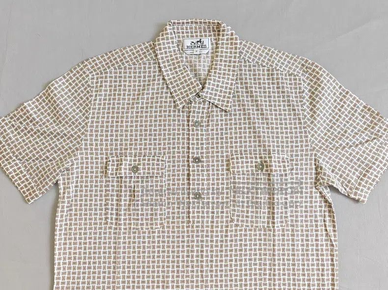 Hermes Hermes Men's Polo Shirt Short Sleeve, Double Pockets, Full Size US S / EU 44-46 / 1 - 2 Thumbnail