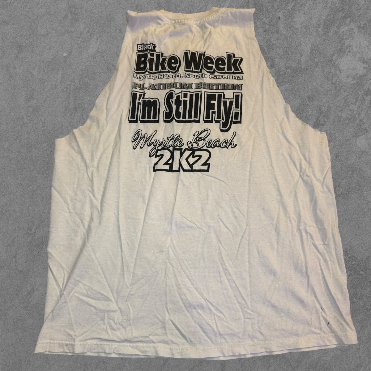Harley Davidson × Vintage vintage fat albert black bike week cut off shirt XL Size US XL / EU 56 / 4 - 3 Thumbnail
