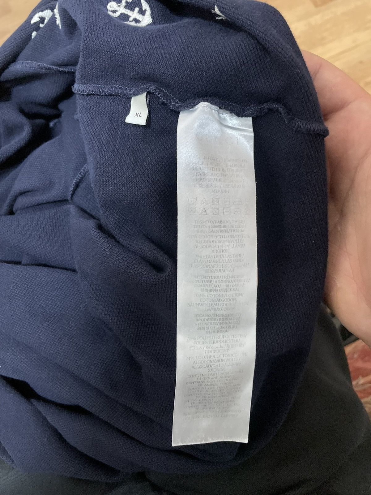 Gucci Gucci polo with anchor Size US XL / EU 56 / 4 - 10 Thumbnail