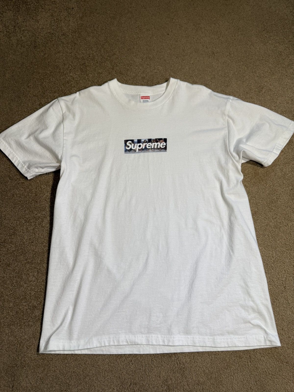 Supreme box logo milan ホワイト Tシャツ Lサイズ Supreme Milan Box Logo Tee White Lサイズ