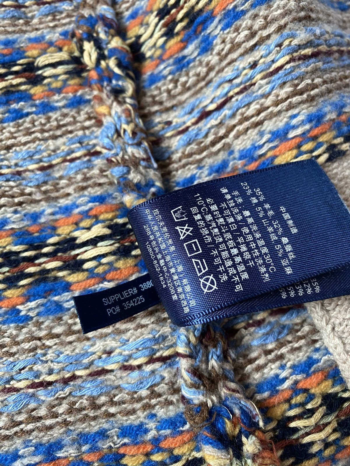 Polo Ralph Lauren × Vintage Vintage Polo Ralph Lauren Aztec Knit Sweater Vest Button Up Size S / US 4 / IT 40 - 7 Thumbnail