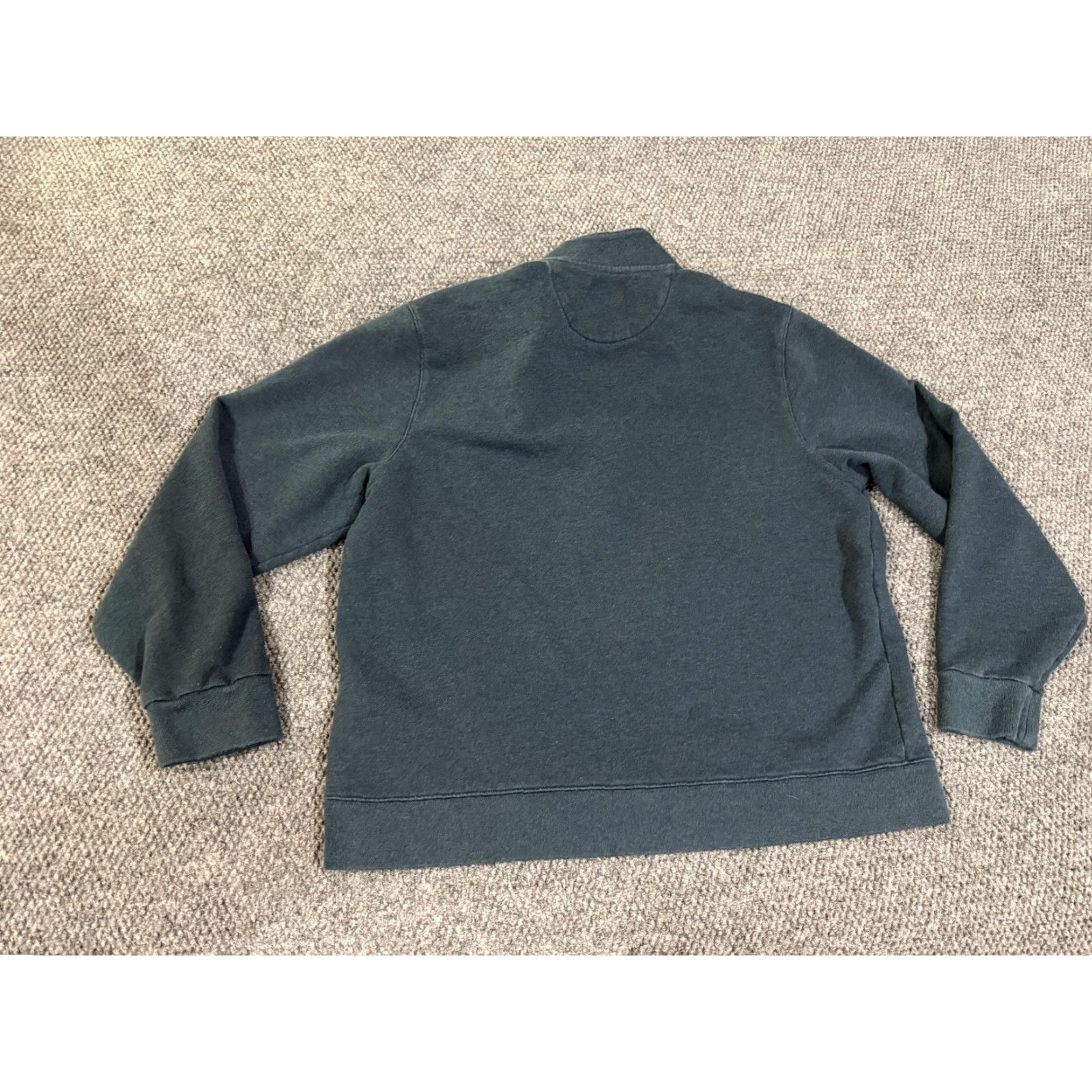 Brooks Brothers Brooks Brothers Sweatshirt Mens XL Blue Quarter Zip Mock Neck Pullover Size US XL / EU 56 / 4 - 7 Thumbnail