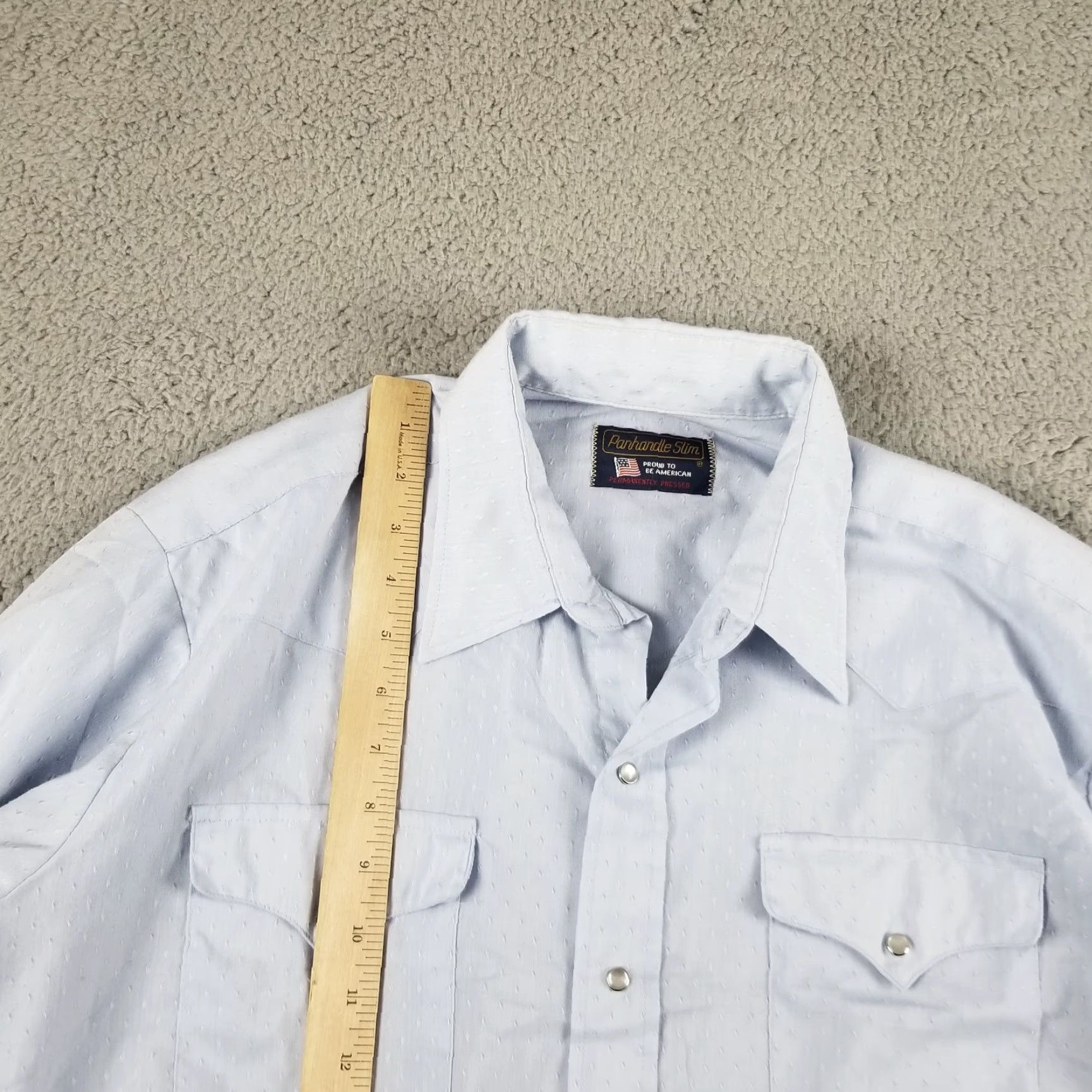 Vintage VINTAGE Panhandle Slim Men’s XL Cotton Polka Dot Pearl Snap Shirt Western Cowboy 80s 90s Classic Size US XL / EU 56 / 4 - 3 Thumbnail
