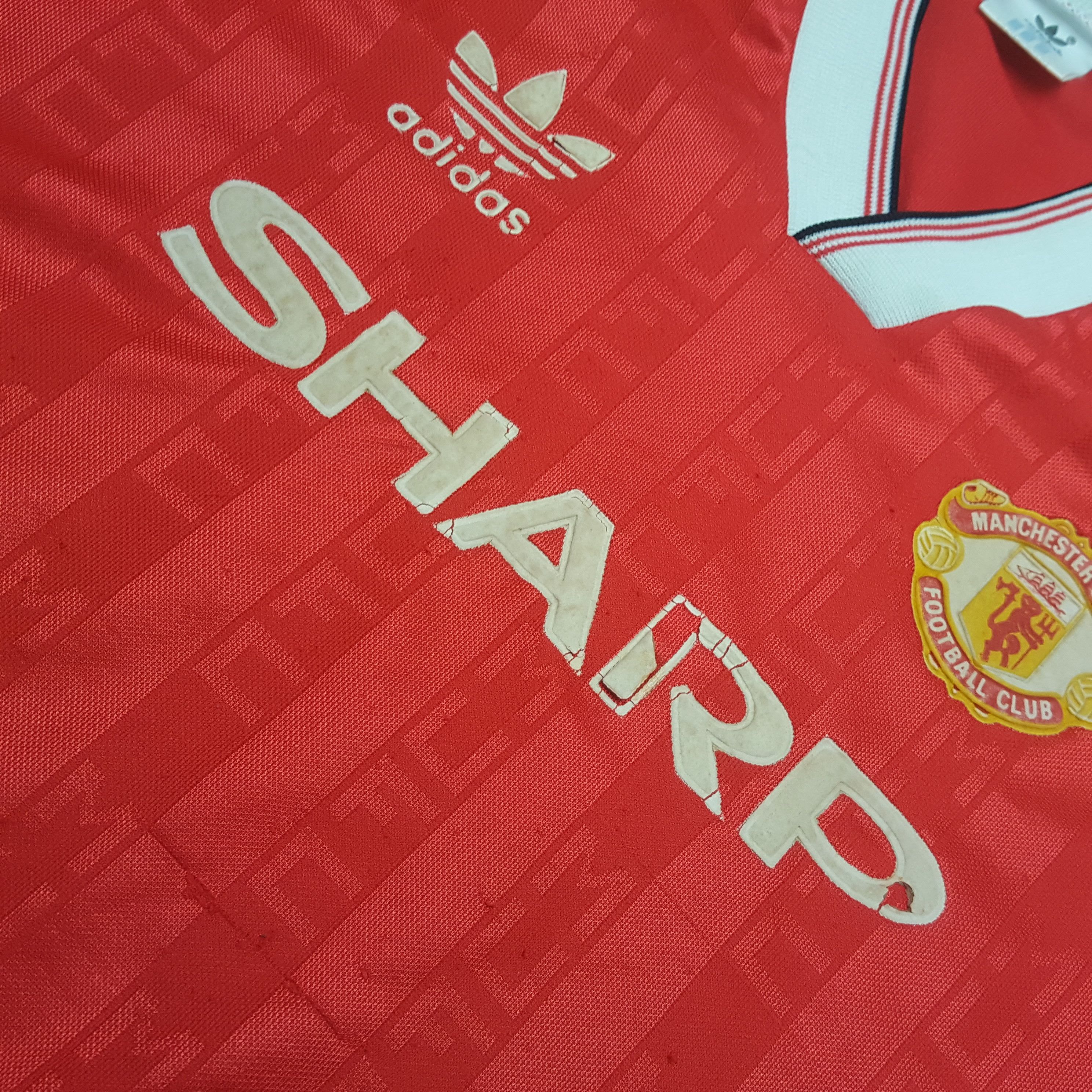 Adidas Vintage Manchester United Adidas Sharp Jersey 32 Size US S / EU 44-46 / 1 - 7 Thumbnail