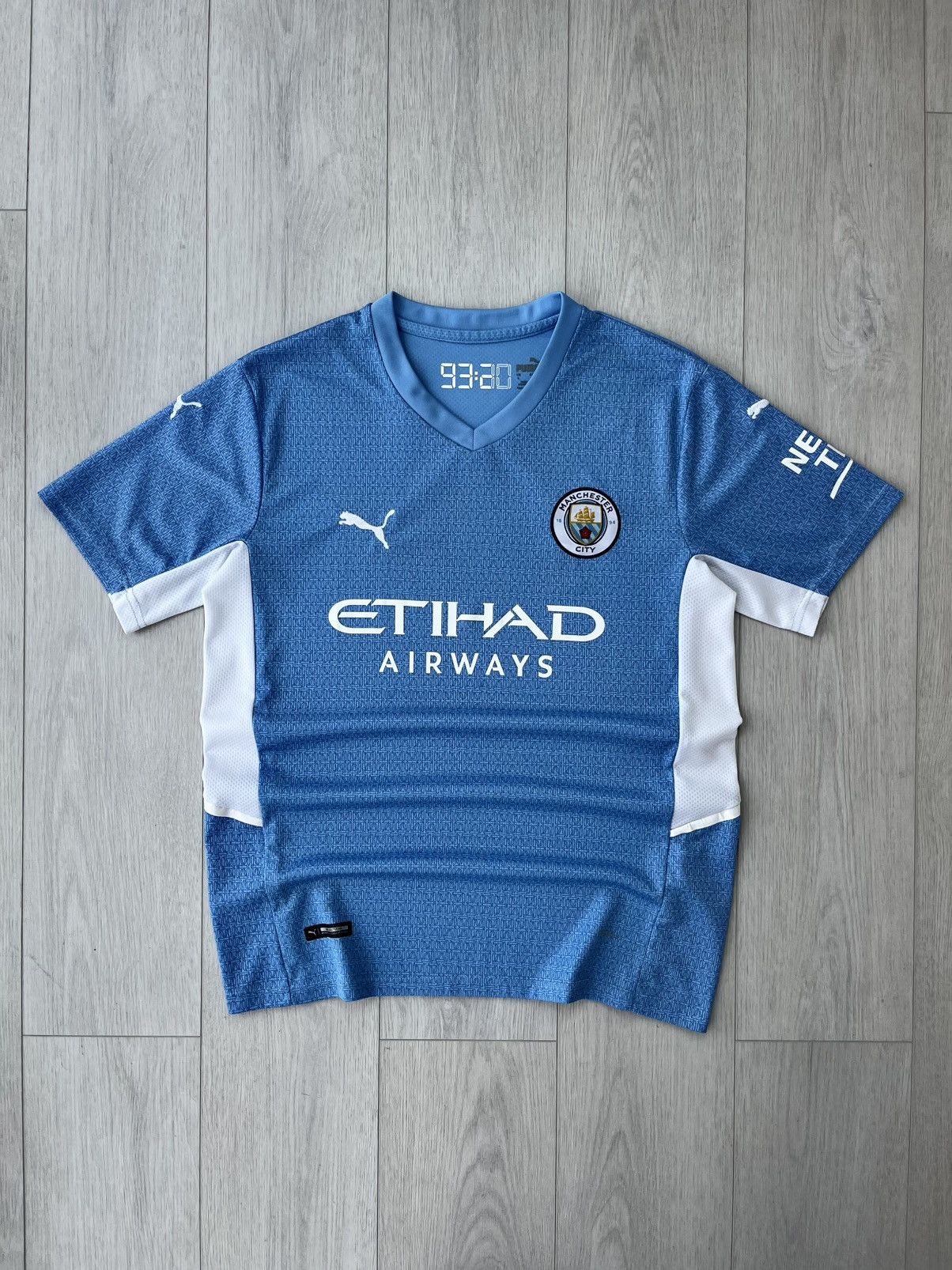 Puma Puma Manchester City Soccer Jersey Blokecore England Y2K 90s Size US L / EU 52-54 / 3 - 1 Thumbnail