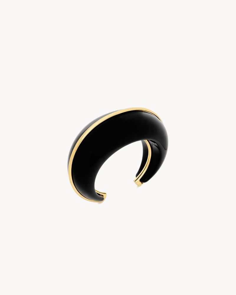 Saint Laurent Paris o1bcso1str0226 Size:L/Bracelet Tank 2 Rangs in Black Size ONE SIZE - 1 Thumbnail
