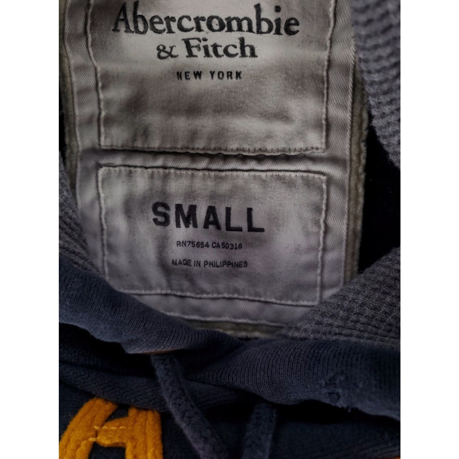 Abercrombie & Fitch Abercrombie & Fitch Muscle Spellout Big Logo Hoodie Blue Mens S Size US S / EU 44-46 / 1 - 4 Thumbnail