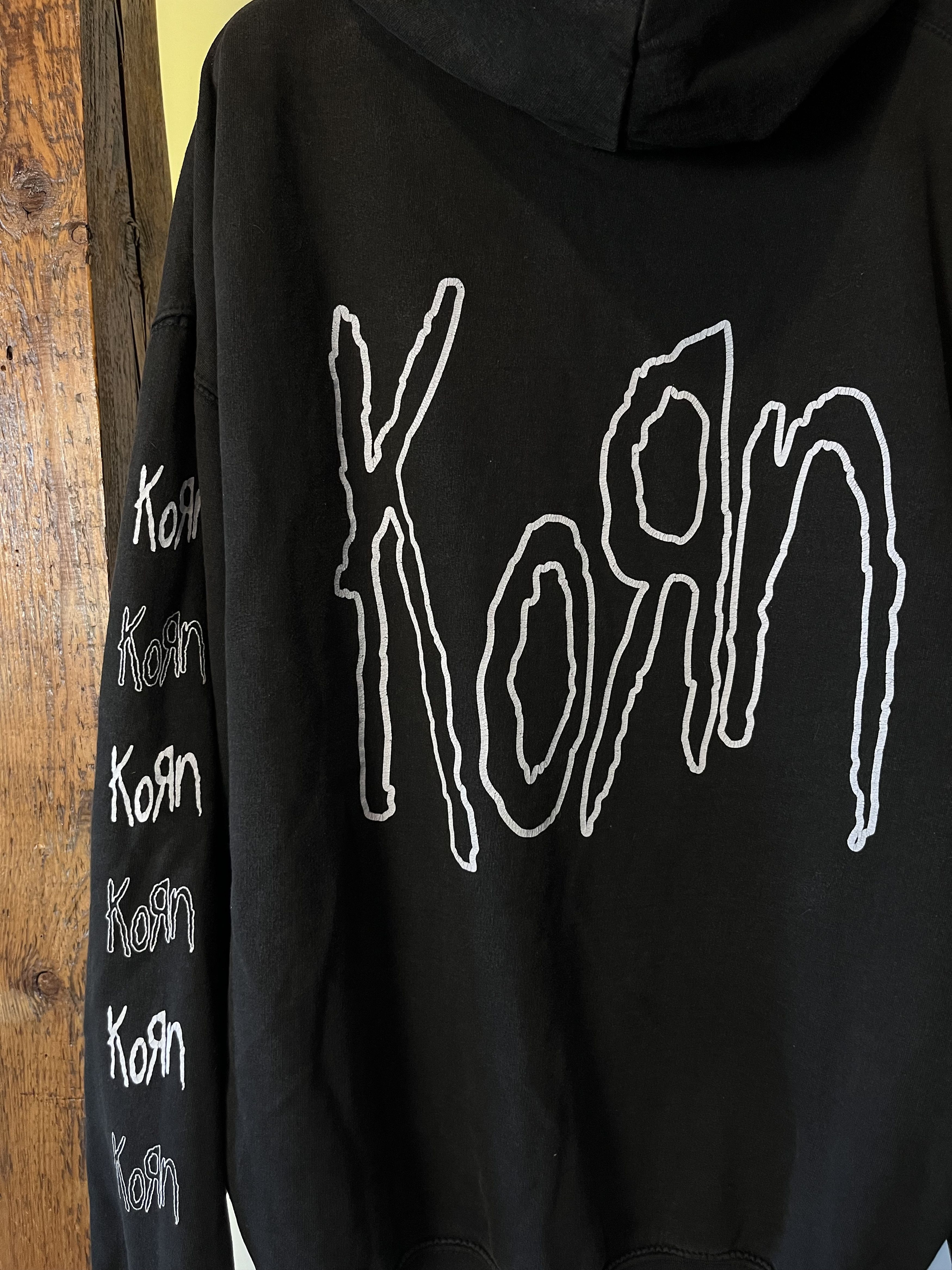 Band Tees × Vintage Vintage 90s Korn Nu Metal Hoodie Size US XL / EU 56 / 4 - 5 Thumbnail