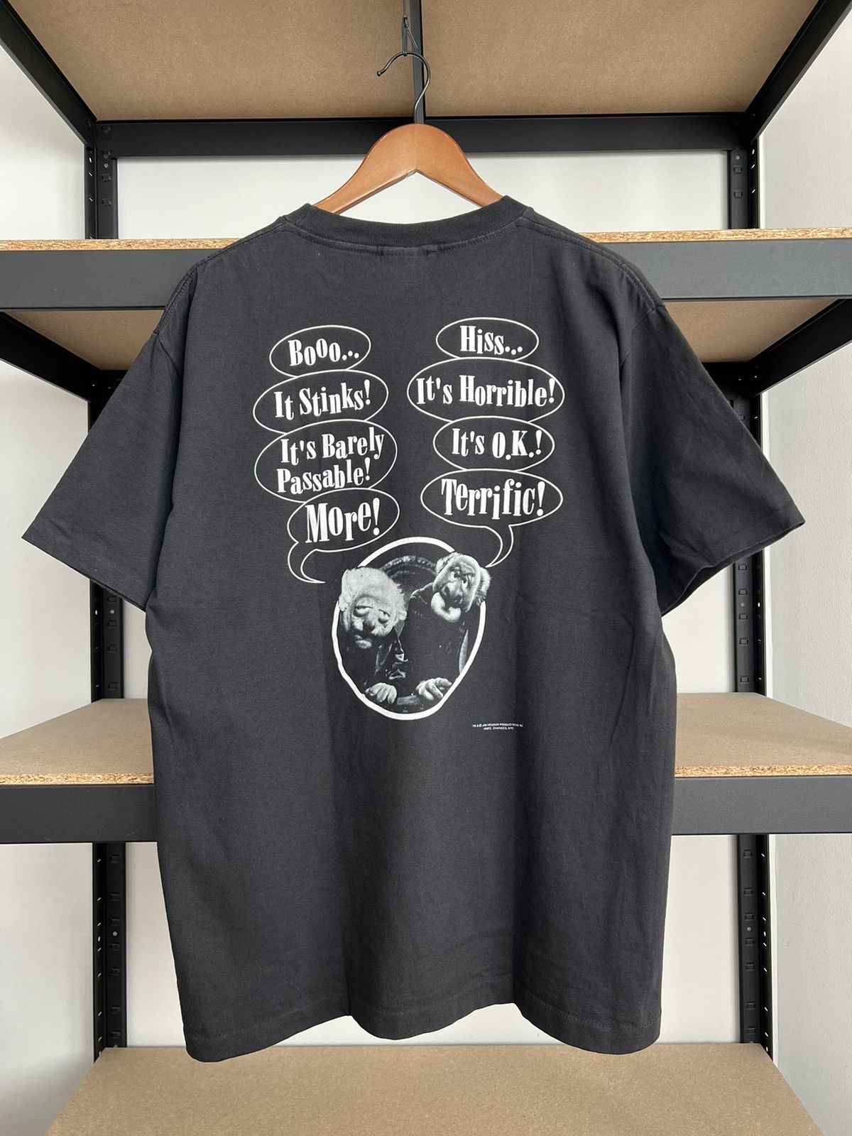Cartoon Network Vintage 90s Statler Waldorf Sesame Street Muppets T-shirt Size US XL / EU 56 / 4 - 2 Thumbnail