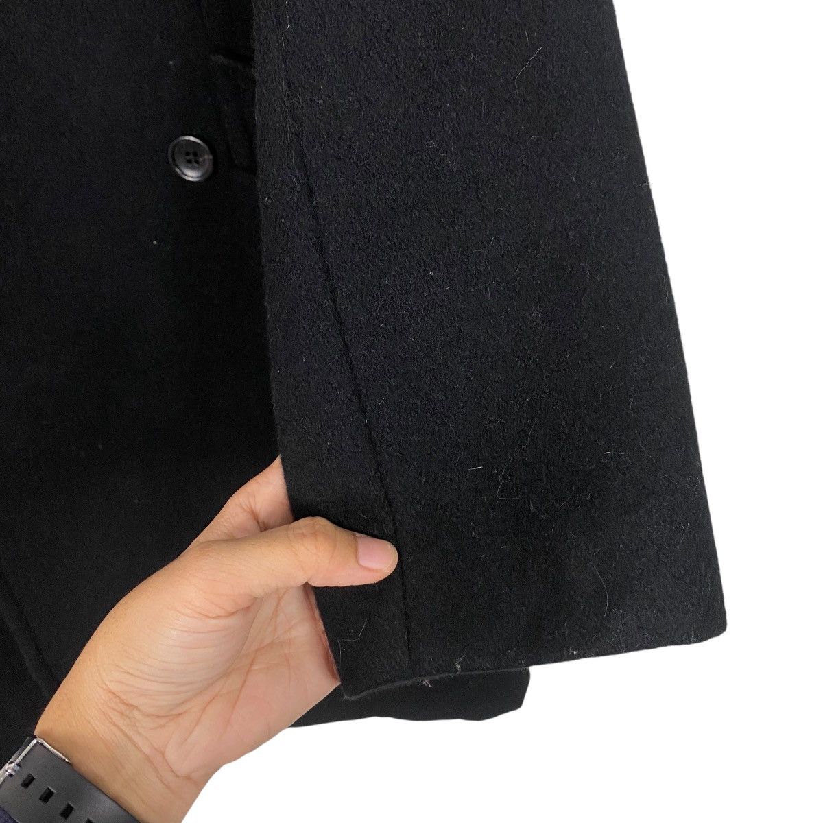 5351 POUR LES HOMMES × Japanese Brand 5351 Homme double breasted wool long coat Size US M / EU 48-50 / 2 - 13 Thumbnail