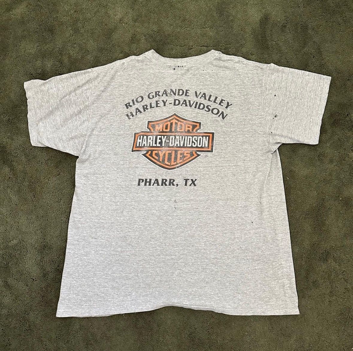 Harley Davidson Vintage grey Harley Davidson Tshirt Size US XL / EU 56 / 4 - 8 Thumbnail