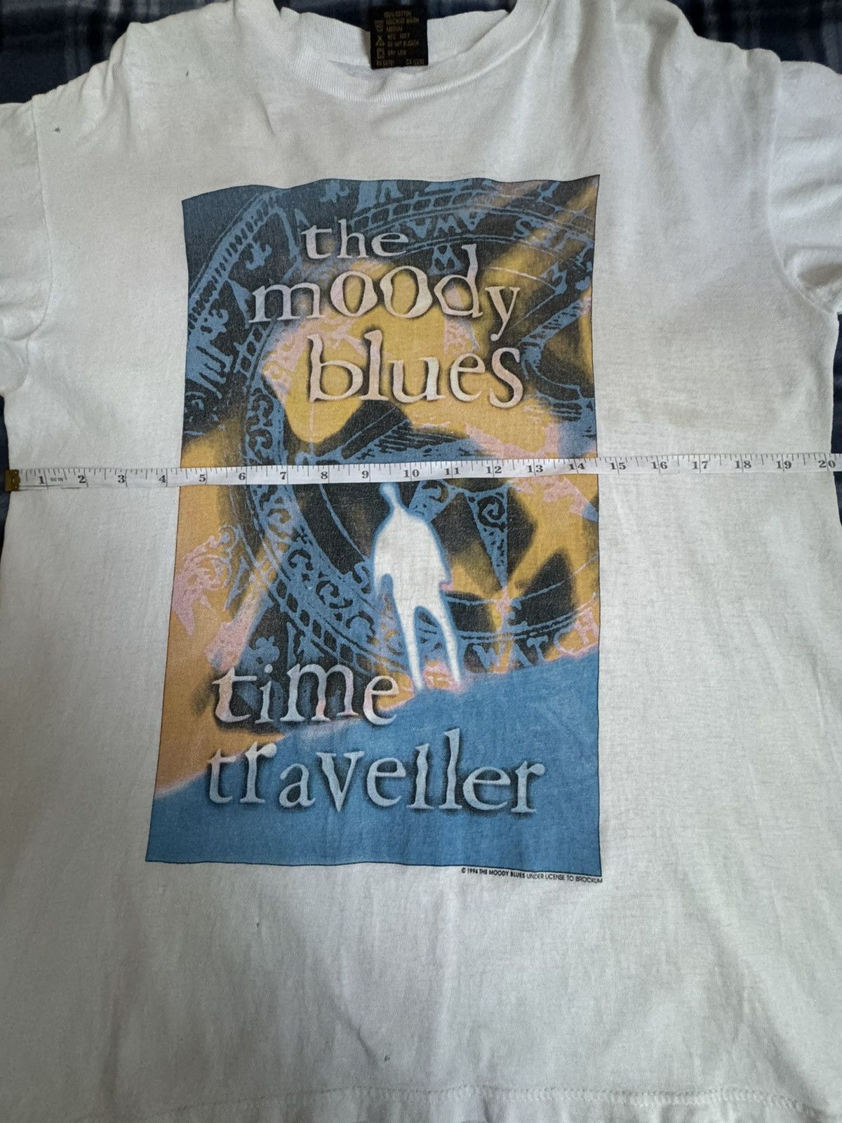 Brockum Vintage Moddy Blues Time Traveler 1994 Tour Shirt Size US L / EU 52-54 / 3 - 5 Thumbnail