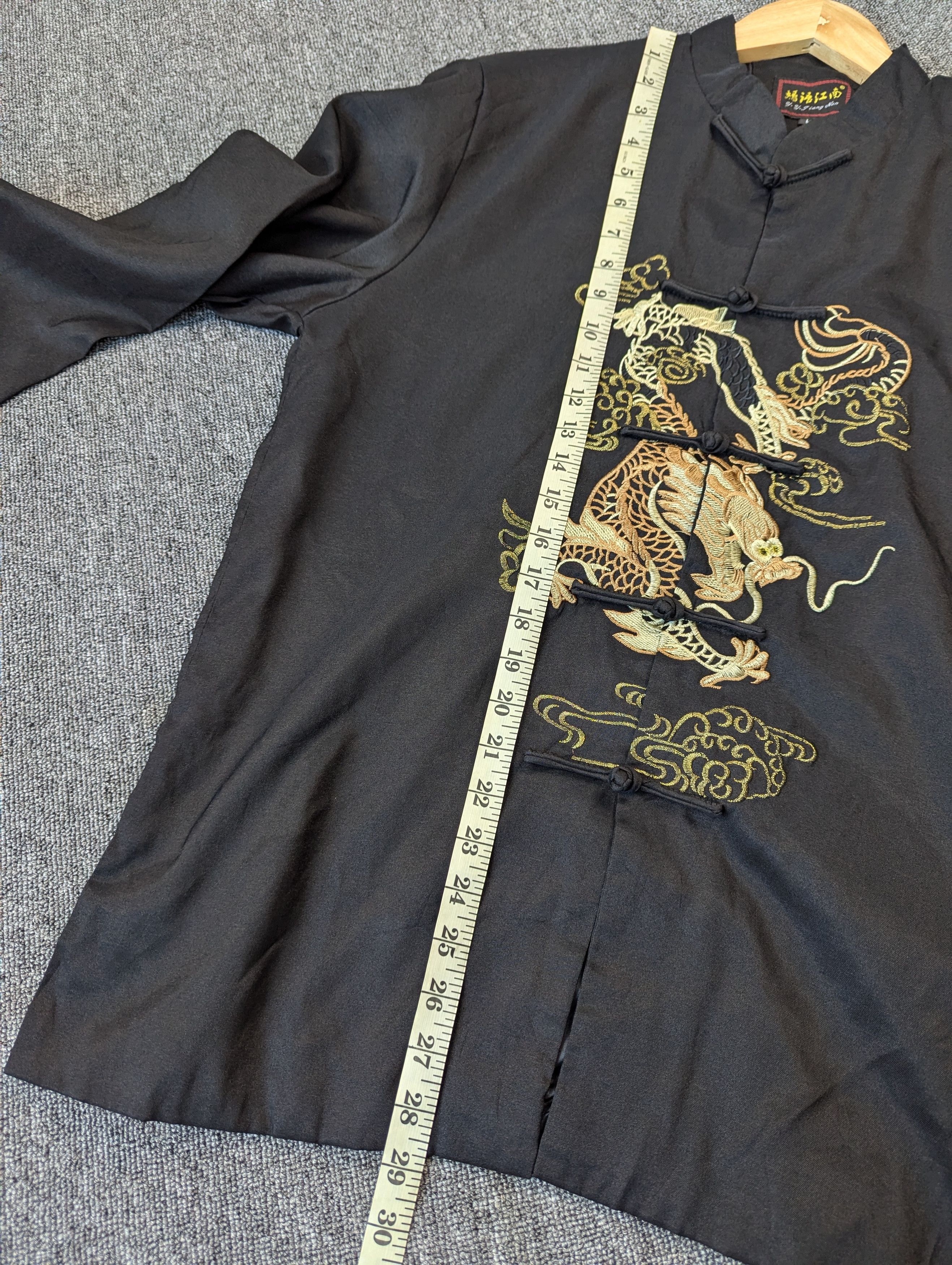Japanese Brand Vintage Japanese Brand Tang Suit Dragon Embroidery Jacket Size US M / EU 48-50 / 2 - 12 Thumbnail