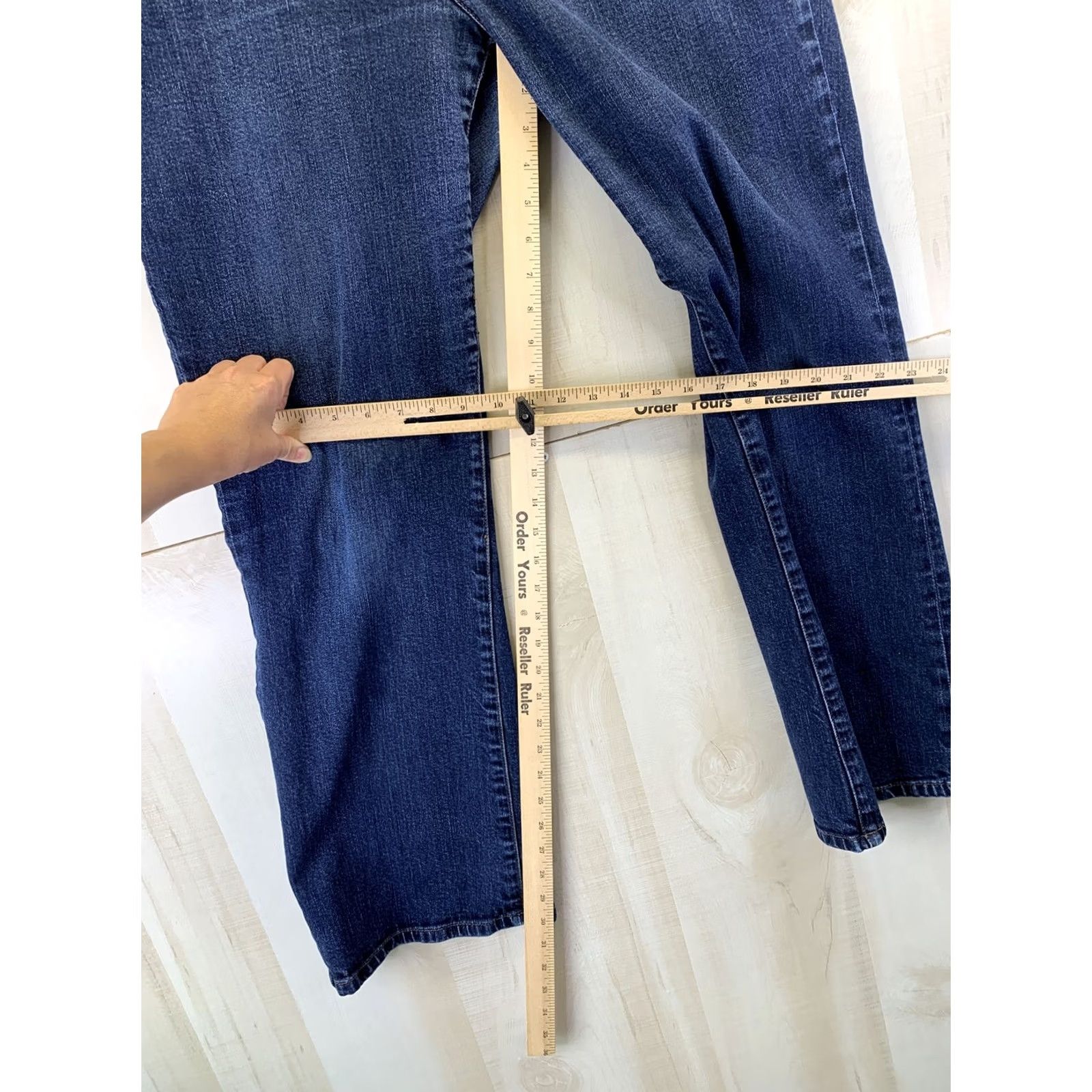Ralph Lauren VINTAGE? No. Ralph Lauren Jeans Co Womens Size 16 Boot Cut Dark Wash Denim Jeans-5985 Size 38" / US 16 / IT 52 - 4 Thumbnail