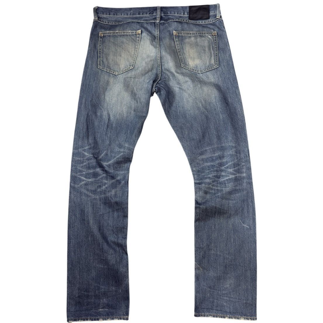 14th Addiction Archive ‼️ Japanese Seditionaries Stooge Distressed Denim Size US 35 - 2 Thumbnail