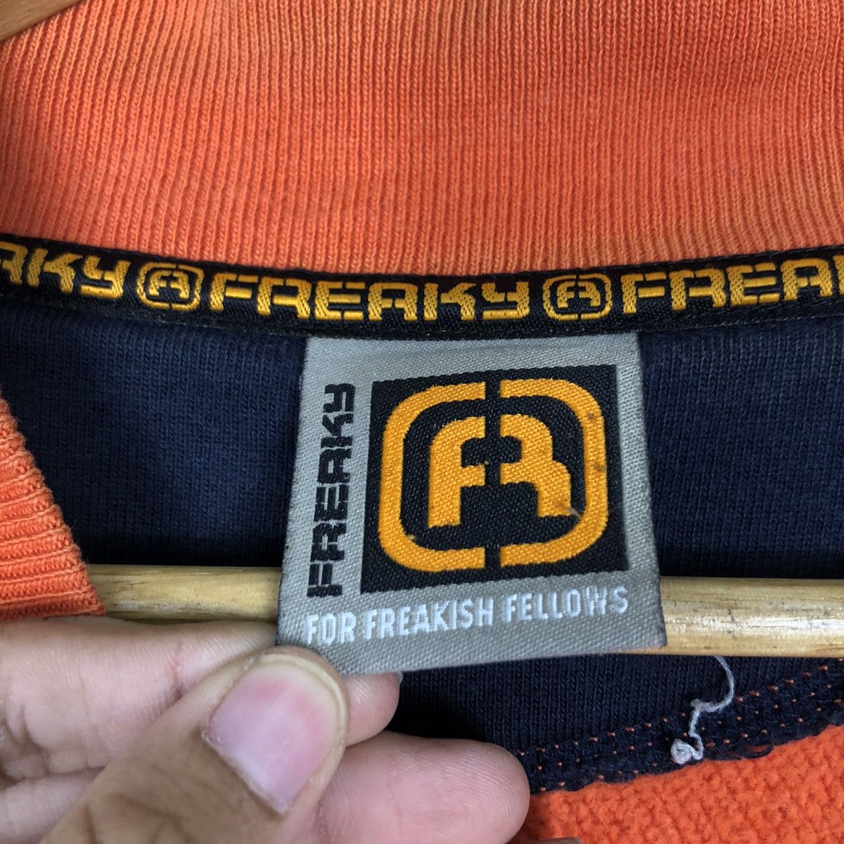 Japanese Brand Rare Freaky Massive Manager Varsity Jacket Large Orange Size US L / EU 52-54 / 3 - 18 Thumbnail