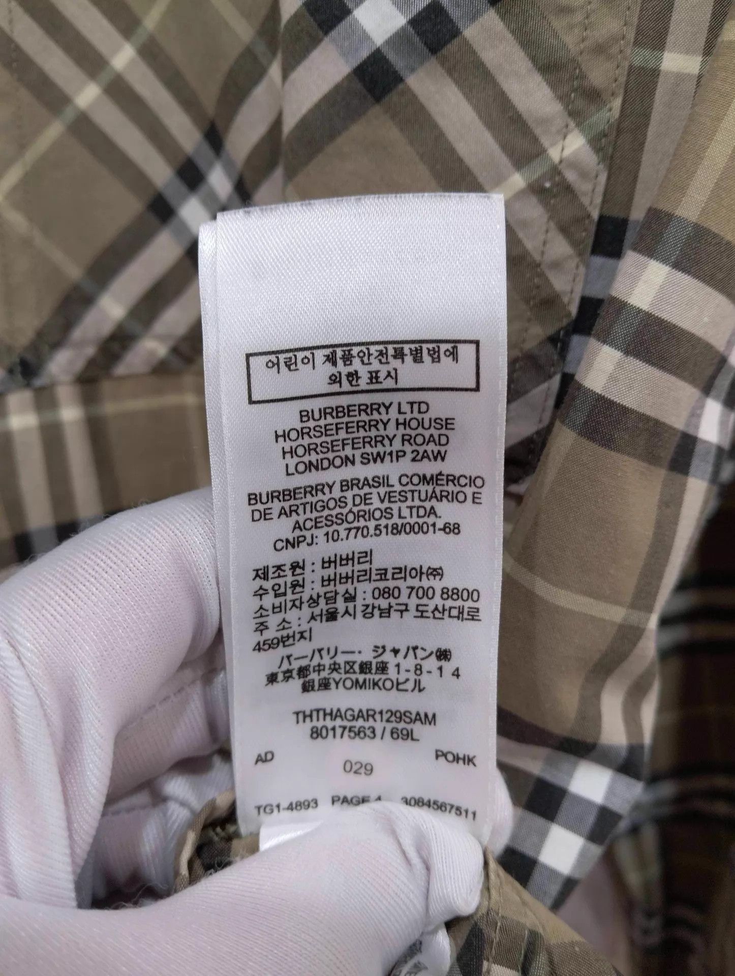 Burberry Burberry Classic Check Shirt L 95New Size US L / EU 52-54 / 3 - 9 Thumbnail