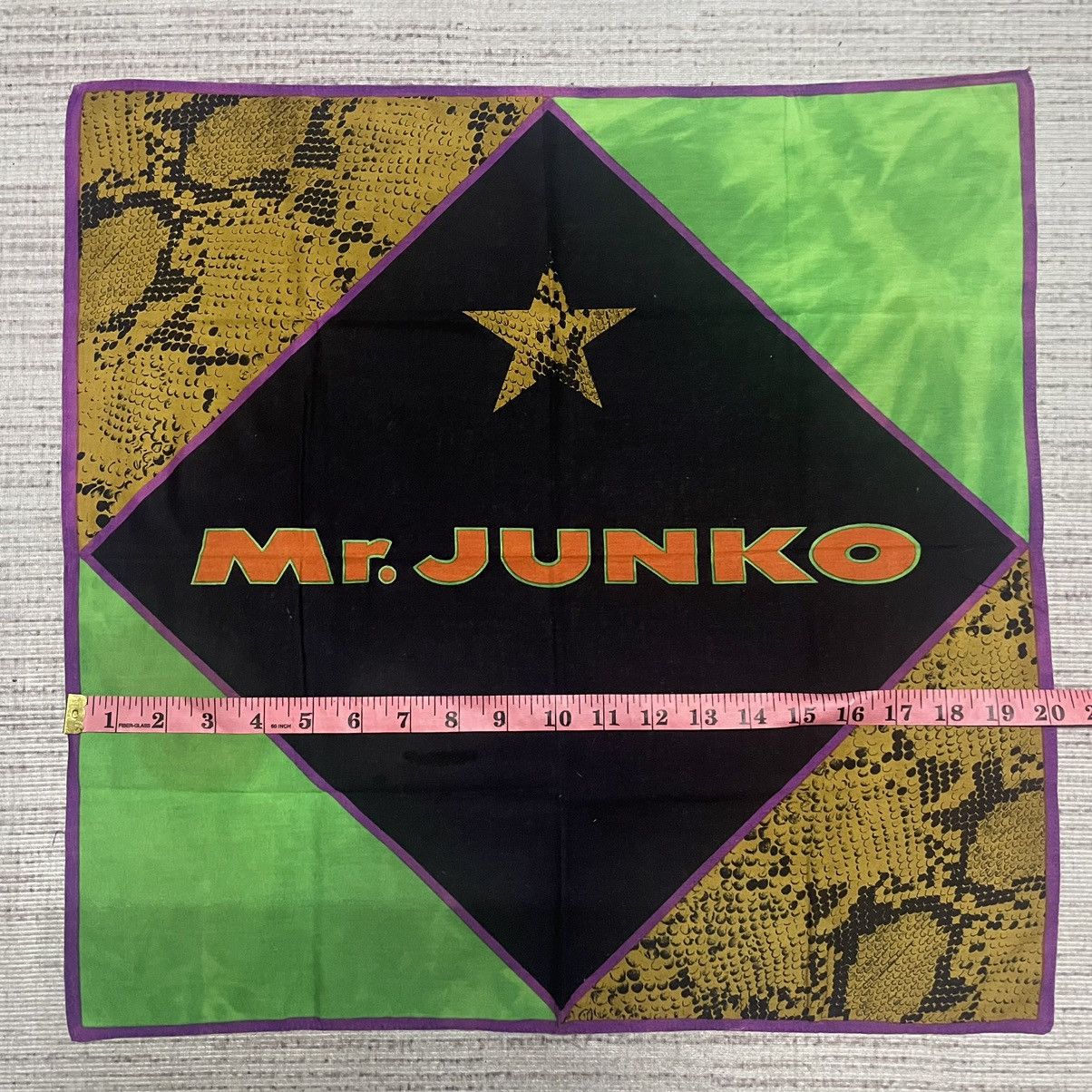 Mr. Junko Vintage Mr. Junko Graphic Bandana Handkerchief Size ONE SIZE - 3 Thumbnail