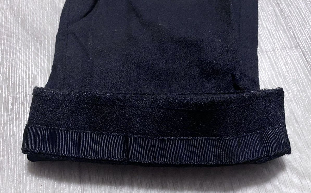 These Glory Days These Glory Days T Ollie Pants Drawstring Black Wool Trouser Size US 32 / EU 48 - 10 Thumbnail