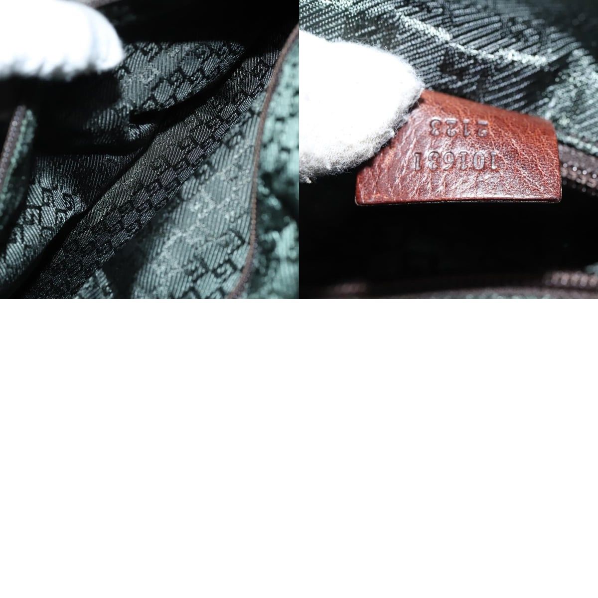 Gucci GUCCI Shoulder Bag Canvas Khaki Size ONE SIZE - 13 Thumbnail