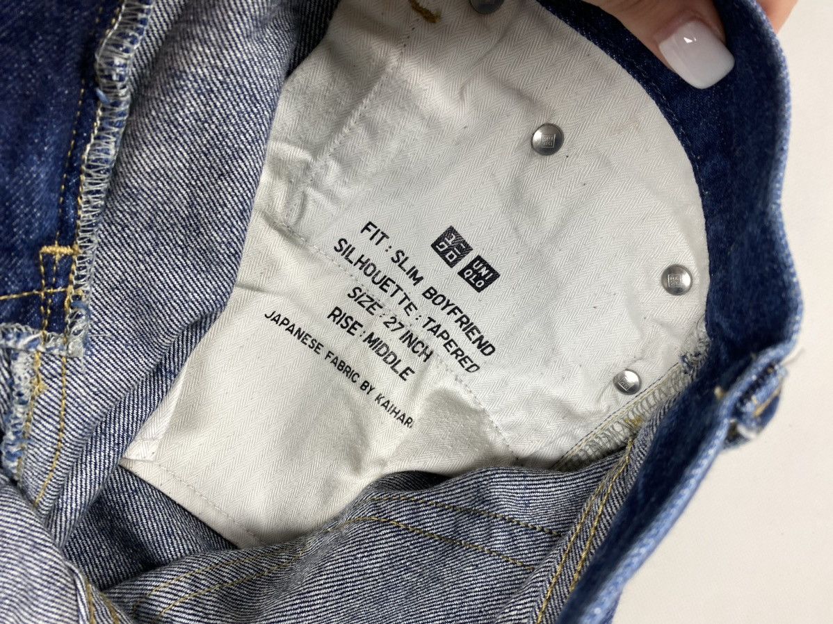 Uniqlo Uniqlo Japanese Selvedge denim men’s boyfriend tapered jeans Size US 27 - 13 Thumbnail