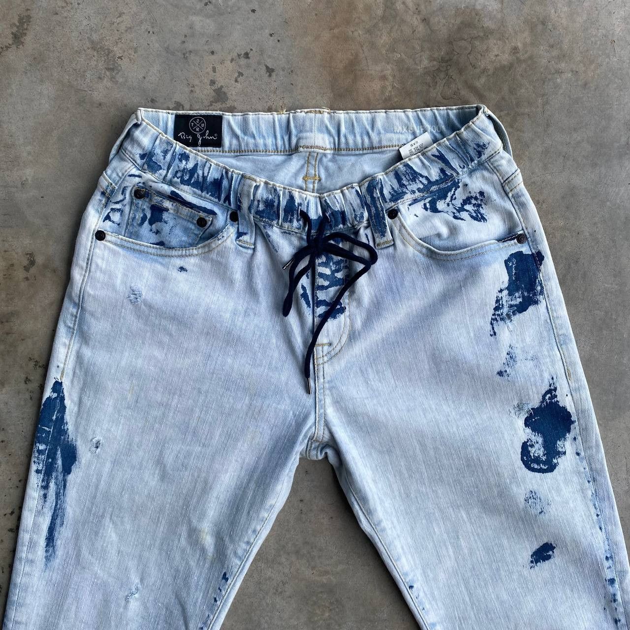 Big John × Kazuki Kuraishi KOJIMA KURASHIKI JAPAN X BIG JOHN PAINTER SWEATPANT ANKLECUT Size US 28 / EU 44 - 3 Thumbnail