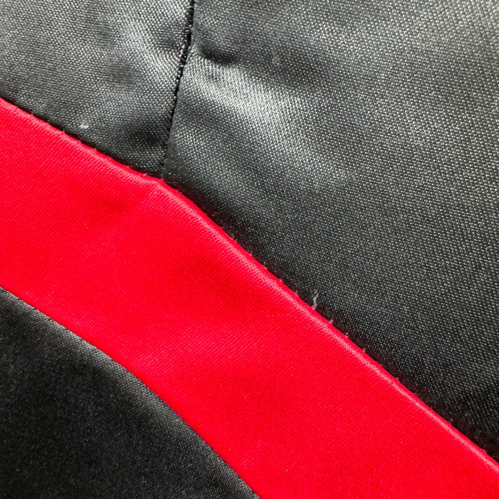 Vintage VINTAGE 90s Y2K Prom Dress Ball Gown Satin Black Red Strapless Goth Vampire XS Small Womens Size XS / US 0-2 / IT 36-38 - 7 Thumbnail