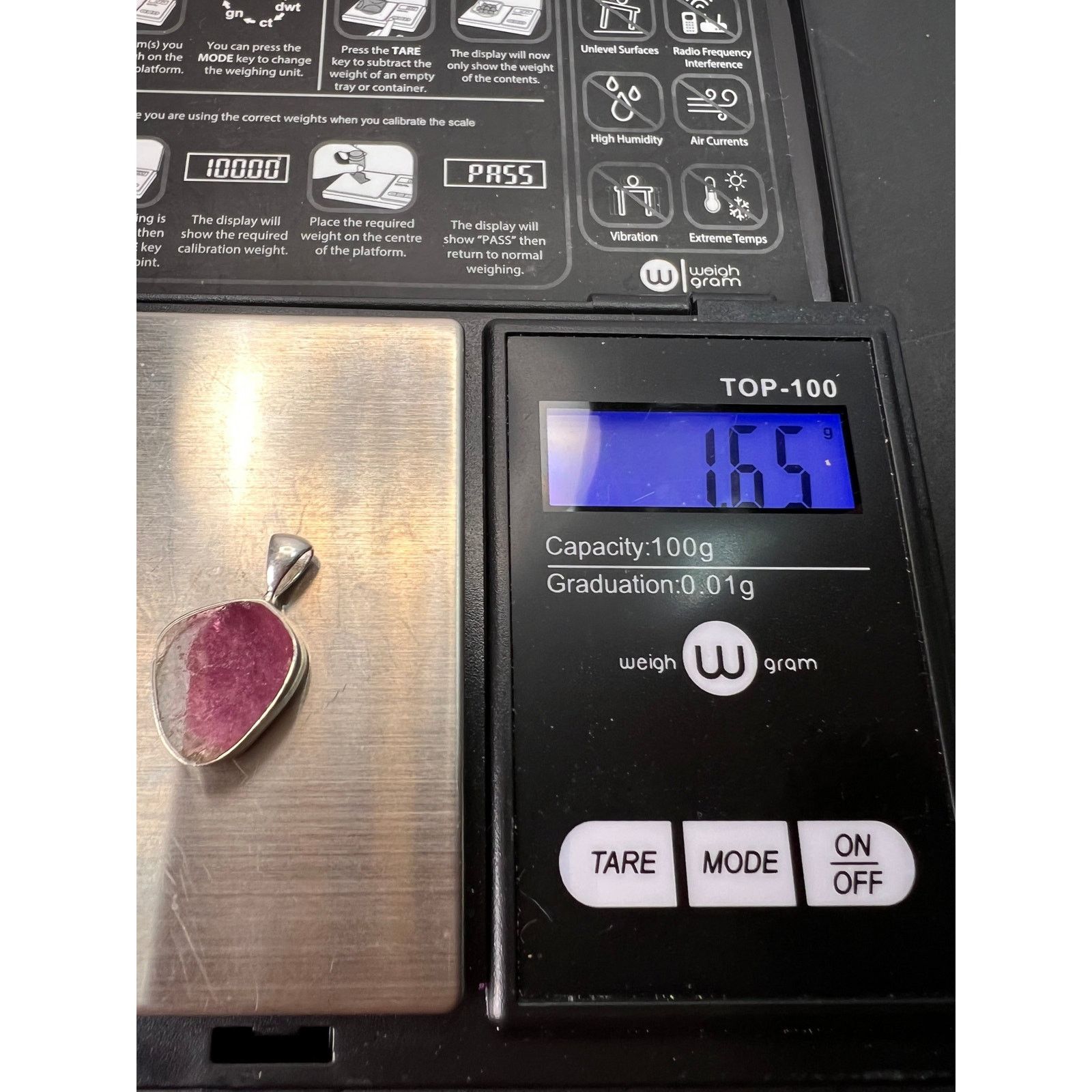 Other NEW Watermelon Tri color tourmaline 925 pendant 1.65 grams Size ONE SIZE - 8 Thumbnail