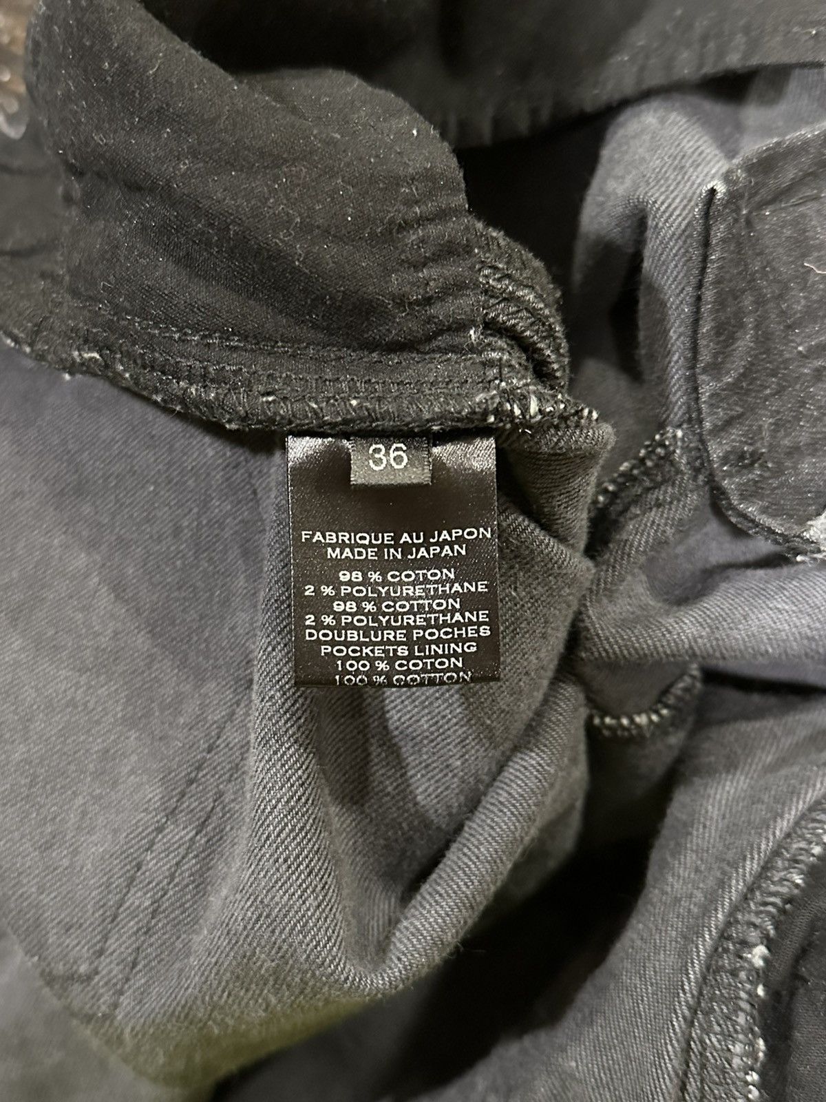 Balmain Balmain Double Zipper Black Wax Paneled Moto Biker Denim Size US 36 / EU 52 - 13 Thumbnail