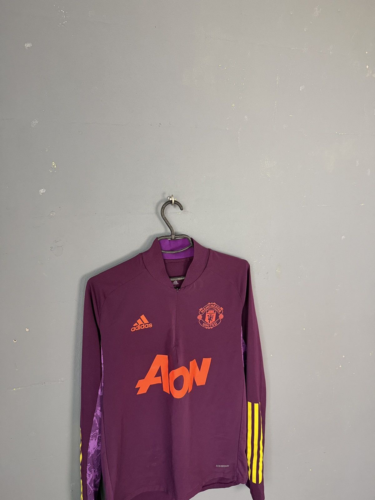 Adidas Adidas Manchester United Long Sleeve Tshirt Size US S / EU 44-46 / 1 - 2 Thumbnail