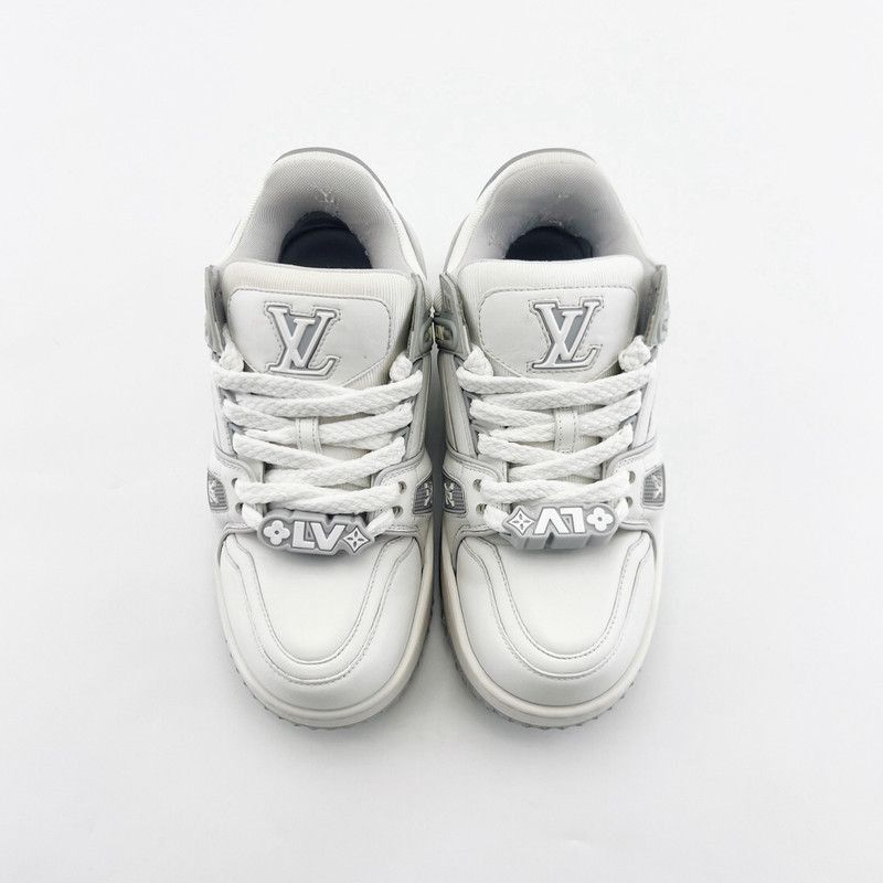 Louis Vuitton Louis Vuitton Trainer Maxi Sneakers in Gray - Size US 8 / IT 38 - 2 Thumbnail