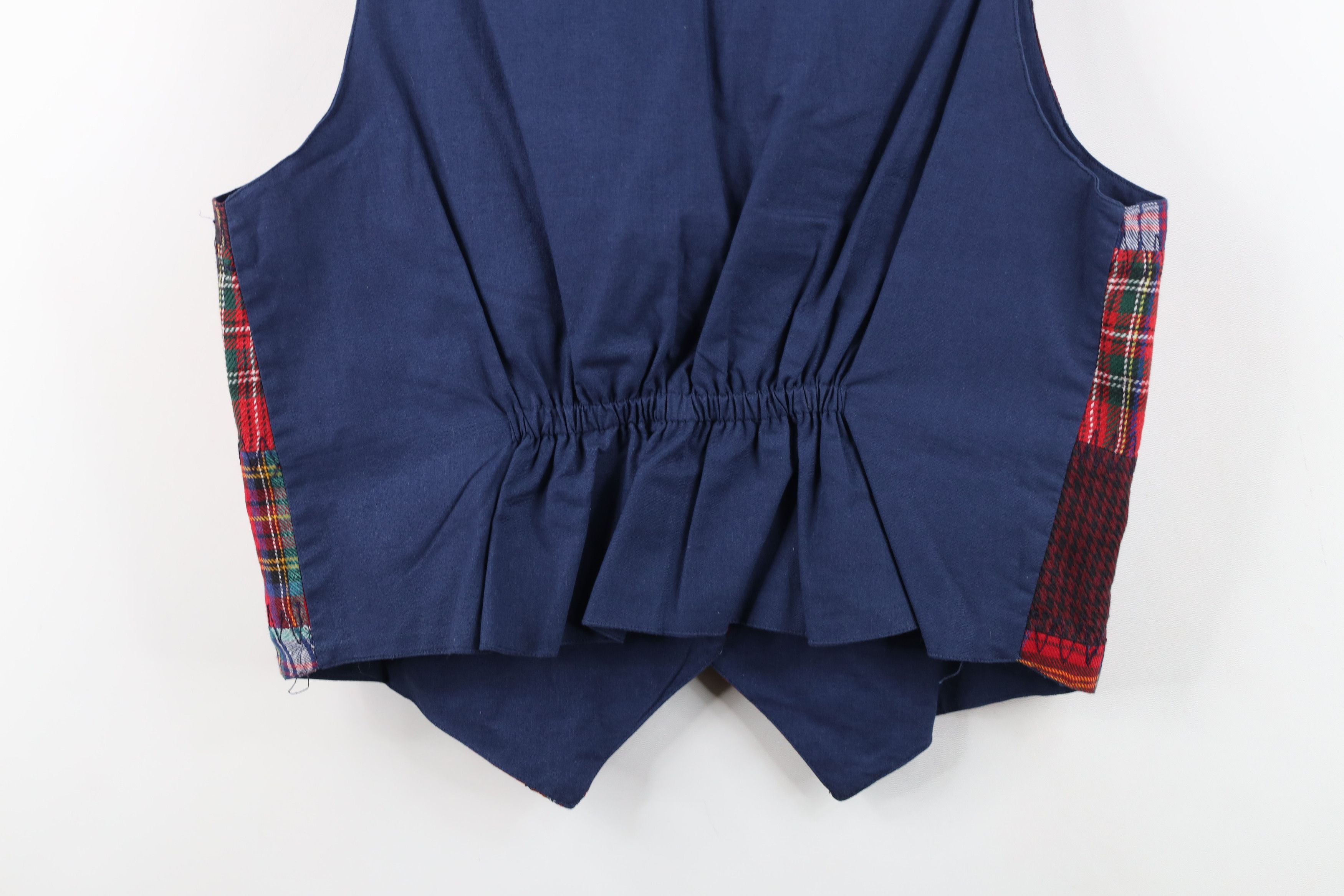 Vintage Vintage 90s Streetwear Faded Quilt Patchwork Vest Jacket Size M / US 6-8 / IT 42-44 - 12 Thumbnail