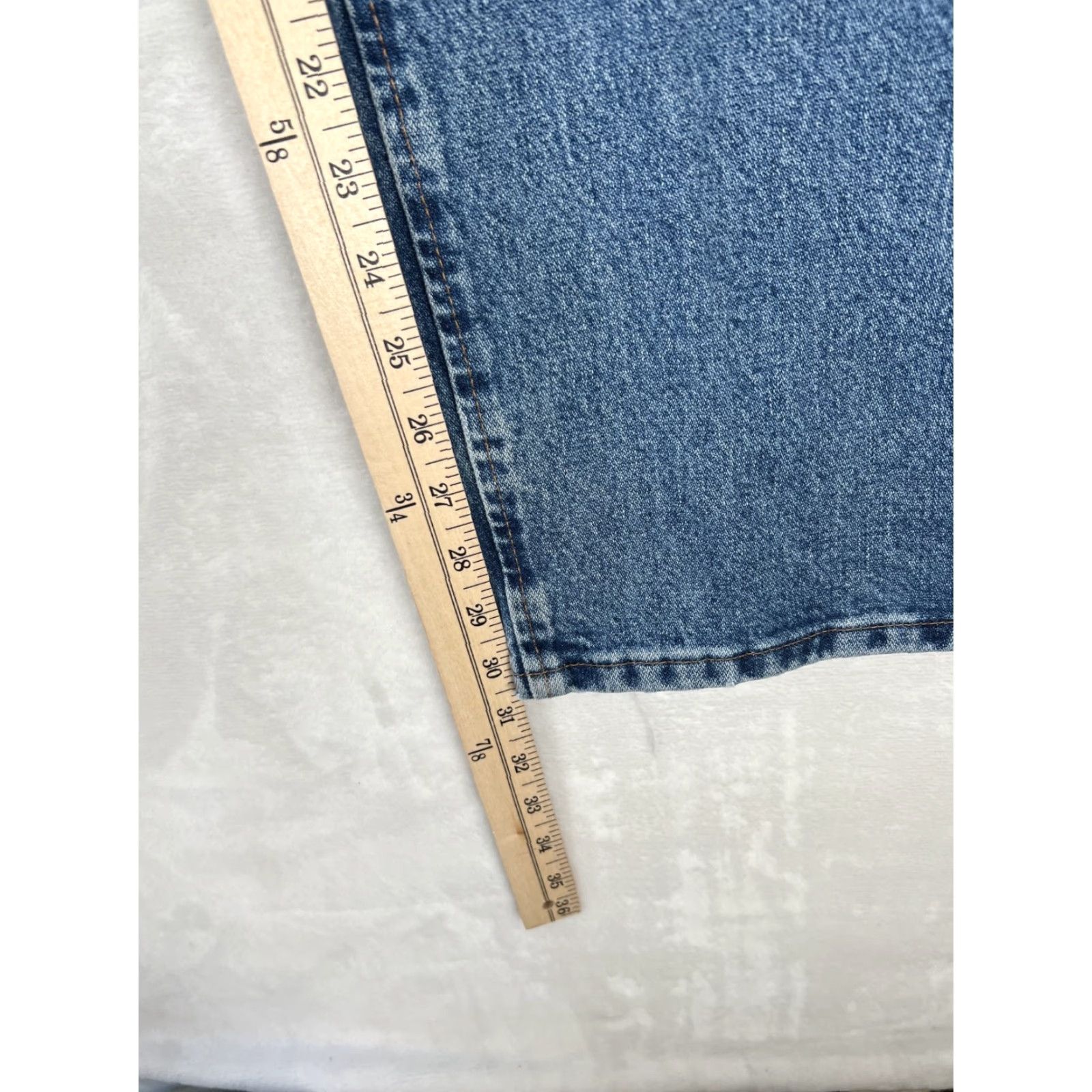 Wrangler Wrangler Slim Fit Cowboy Jeans Denim 36x30 Mens Blue Cotton 5-Pocket Cowboy Cut Straight Regular Inseam 30 Vintage: No Size US 36 / EU 52 - 2 Thumbnail
