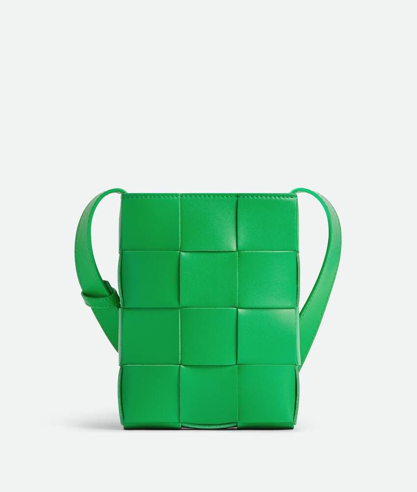 o1loc1c0824 Size: OS / Mini Cassette Cross-Body Bag in Green Accessories