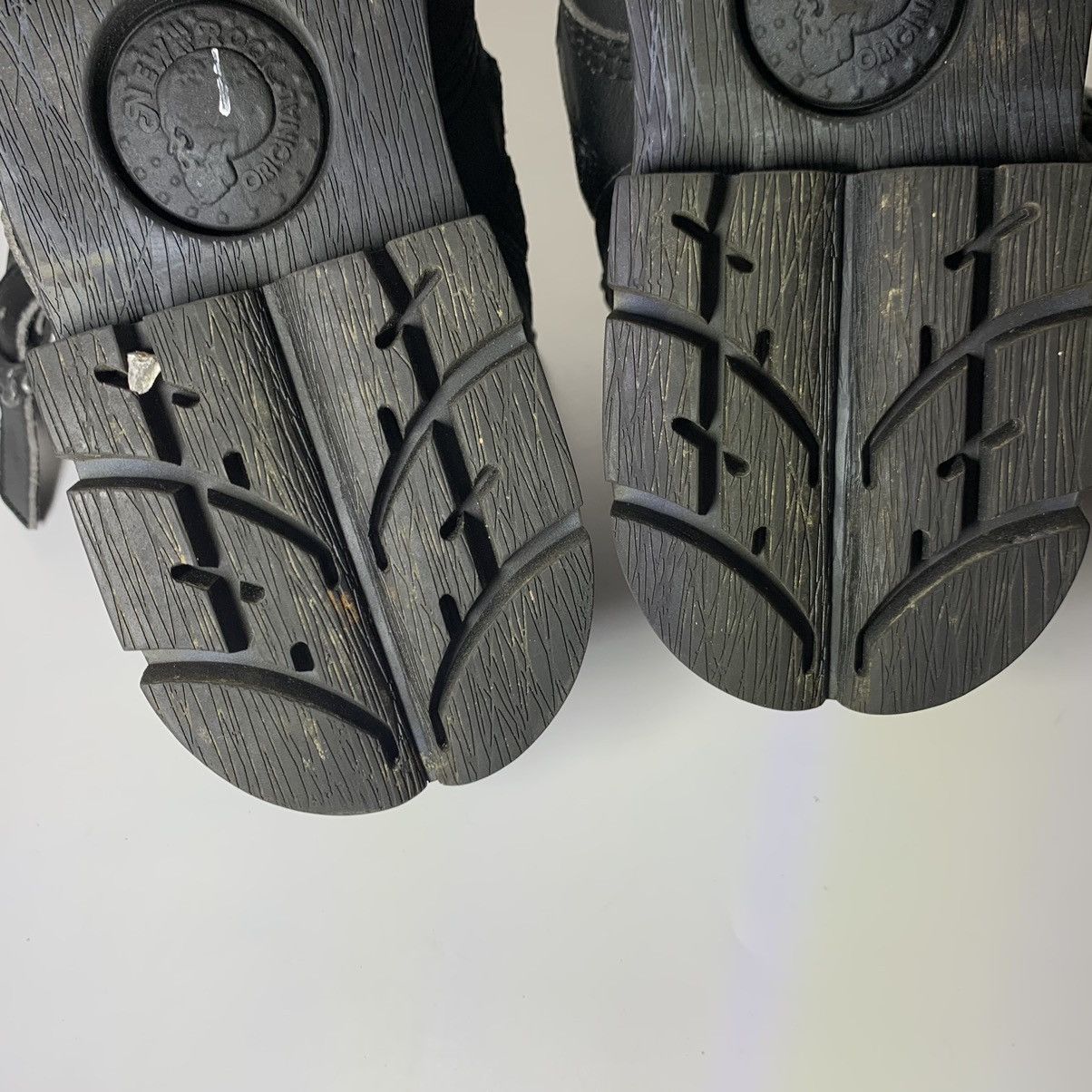 New Rock New Rock Reactor Punk Leather Skull Boots Size US 9 / EU 42 - 16 Thumbnail