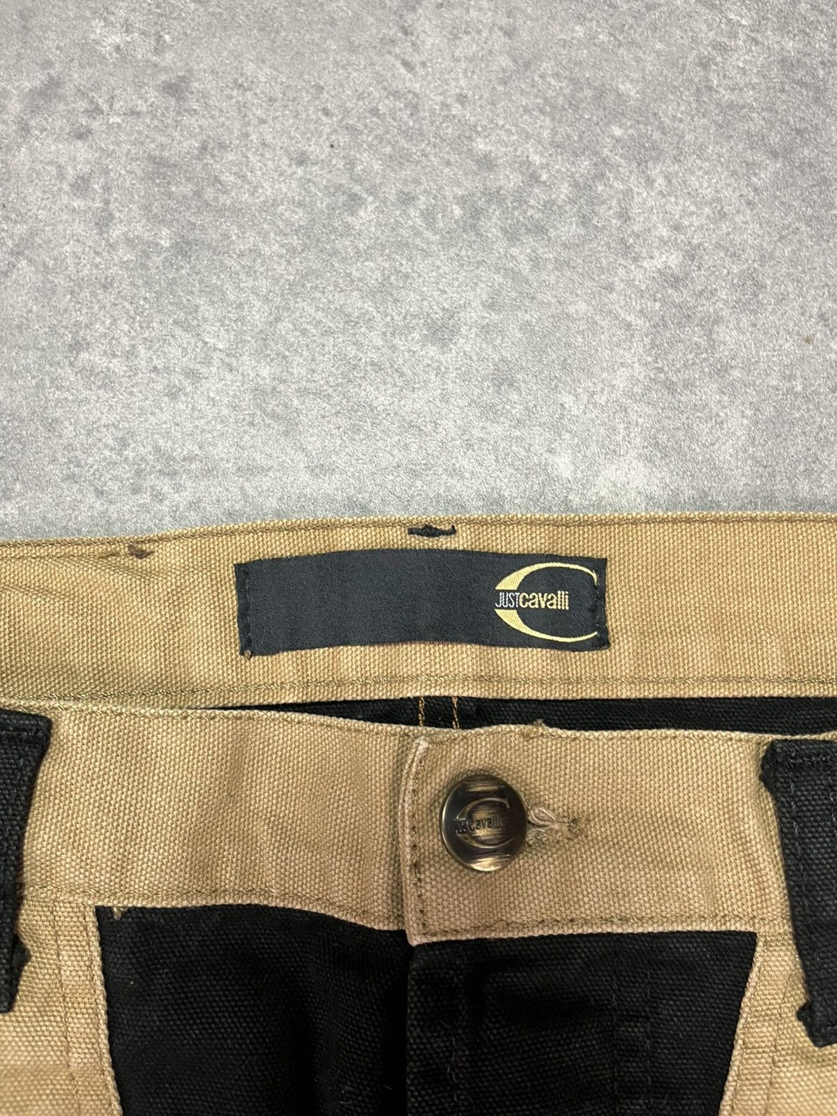 Just Cavalli AW03 Just Cavalli Geometry Panel Flared Jeans 33 Size US 33 - 8 Thumbnail