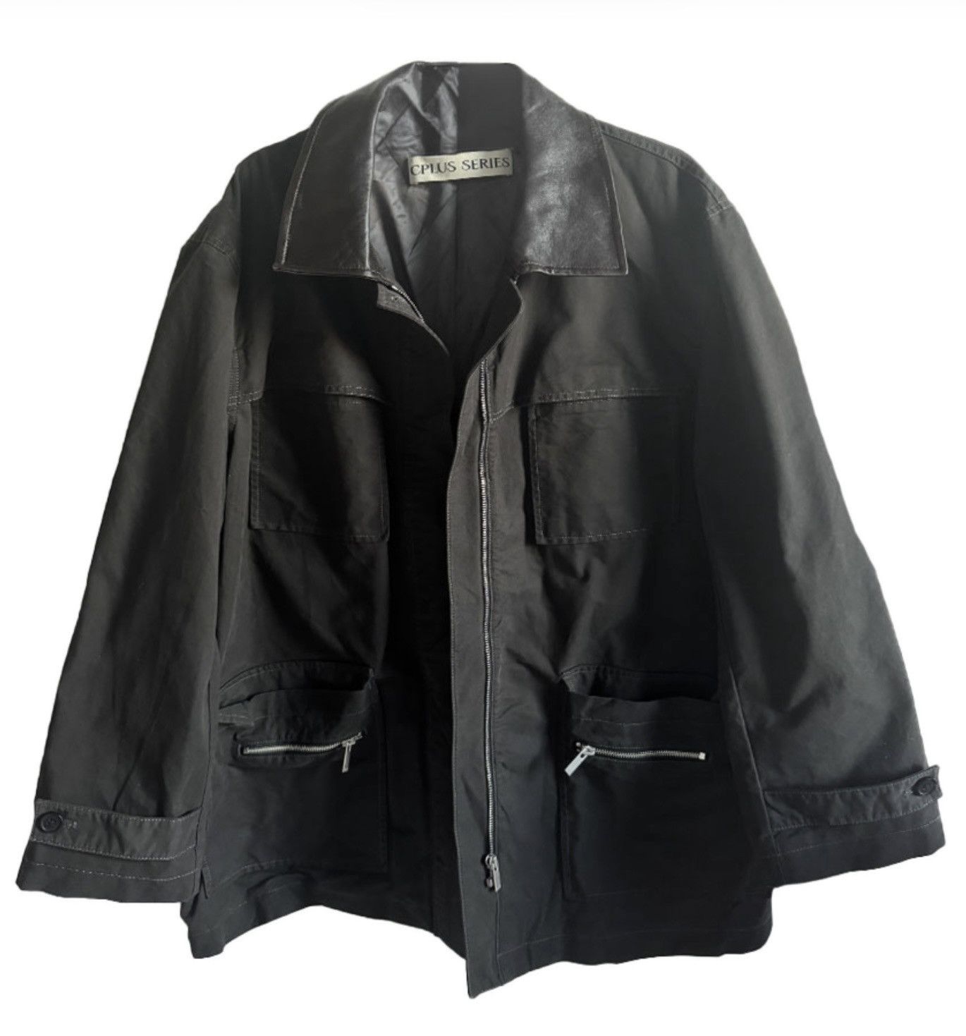 Other CPLUS SERIES Leather Collar Utility Field Jacket Size L Size US L / EU 52-54 / 3 - 1 Thumbnail