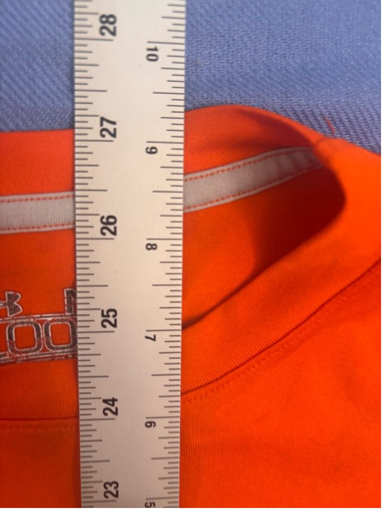 Under Armour Men's Under Armour T-shirt MD Orange Soccer Size US M / EU 48-50 / 2 - 5 Thumbnail