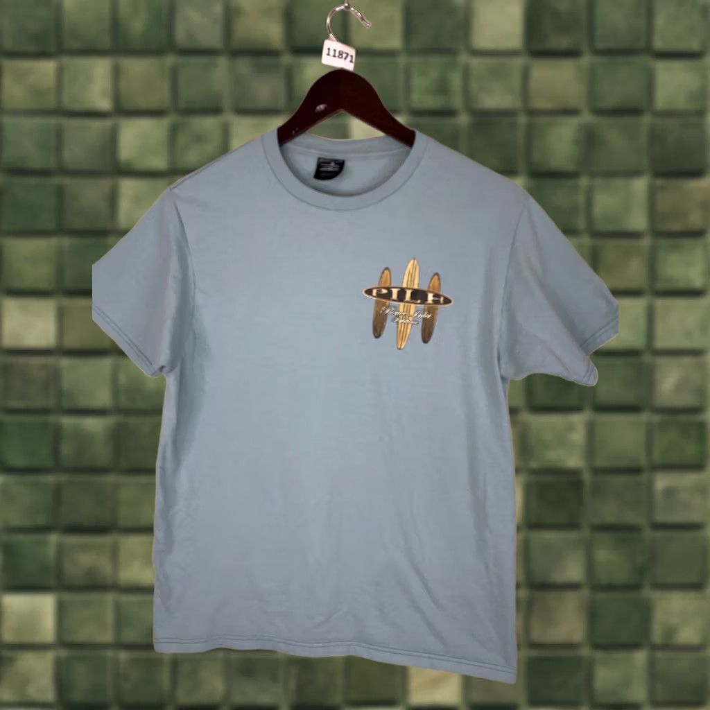 The Mountain Mountain Pounce Inlet Lighthouse T-Shirt Blue Cotton Adult M Short Sleeve Crew Neck 11871 Mens Size US M / EU 48-50 / 2 - 1 Thumbnail