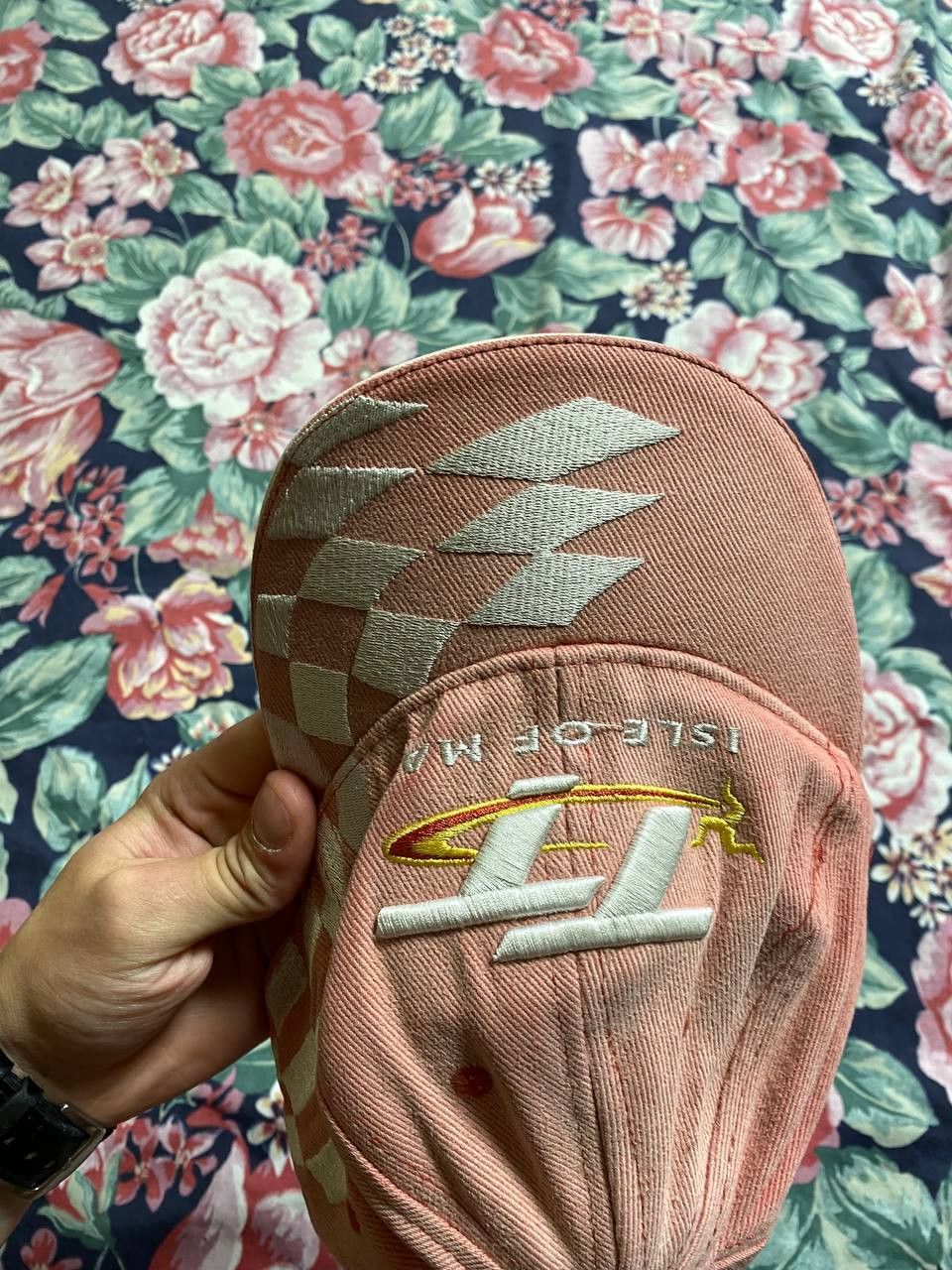 Other Vintage TT Isle Of Man Racing Hat Cap 90s Size ONE SIZE - 10 Thumbnail