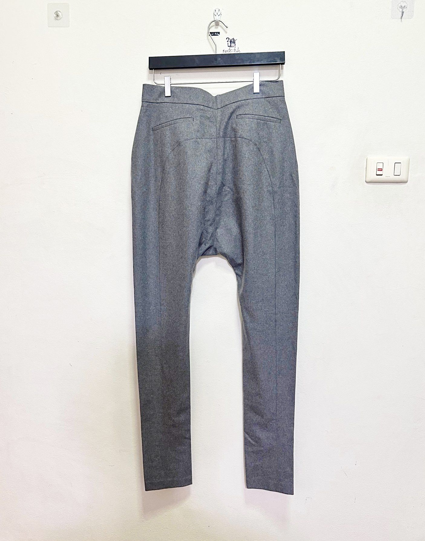Alexander McQueen Alexander McQueen Drop-Crotch Wool Pants Size 30" / US 8 / IT 44 - 4 Thumbnail