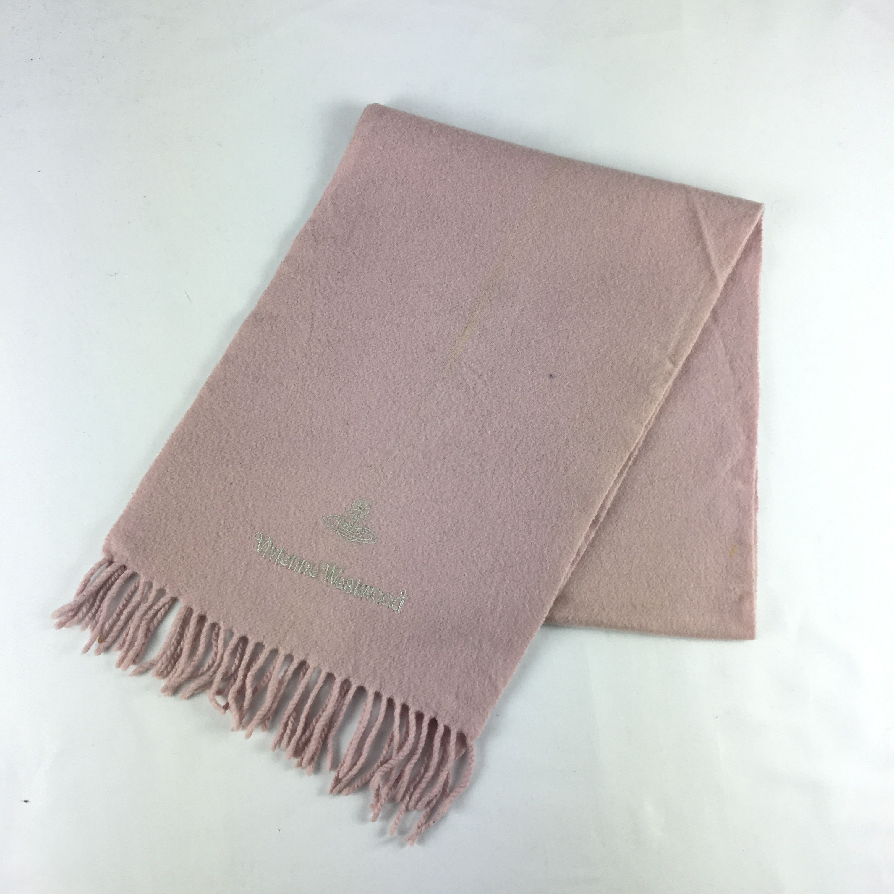 Vintage × Vivienne Westwood Vintage Vivienne Westwood Scarf Muffler Orbs Wool Scarves Size ONE SIZE - 3 Thumbnail