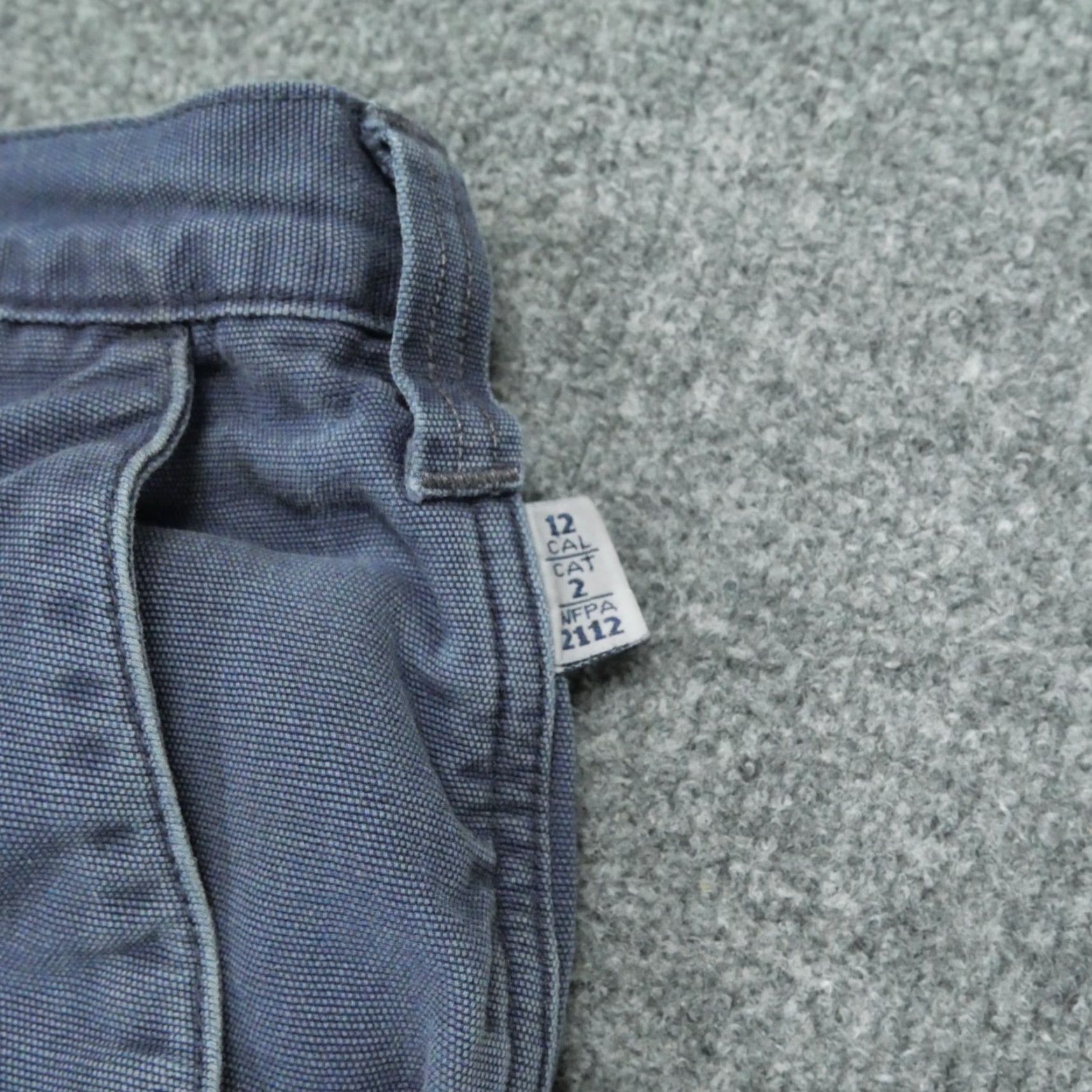 Vintage Tyndale Pants Mens 42x34 Blue Cargo Flame-Resistant Workwear Size US 40 / EU 56 - 4 Thumbnail