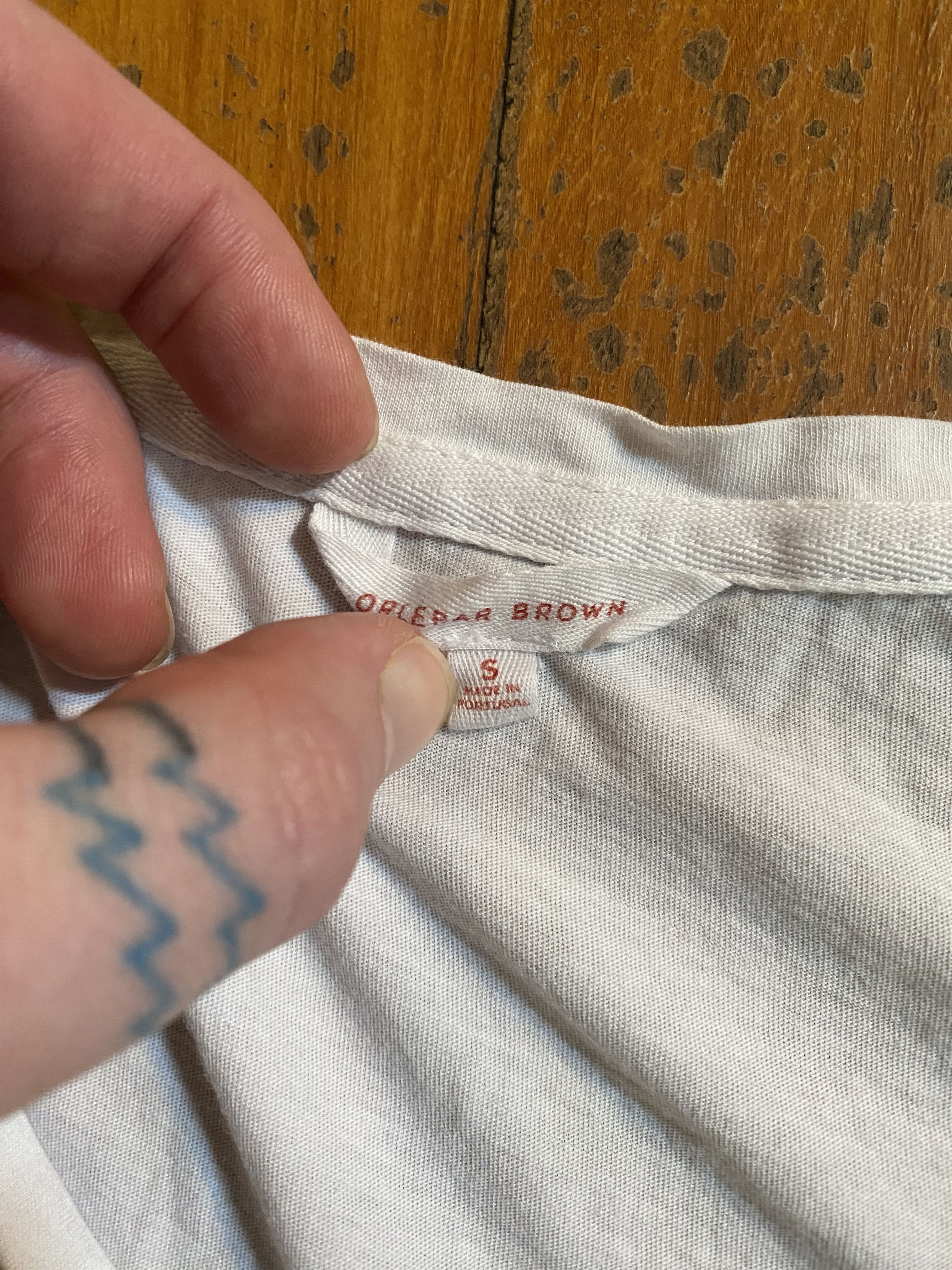 Orlebar Brown orlebar brown white tee Size US S / EU 44-46 / 1 - 2 Thumbnail